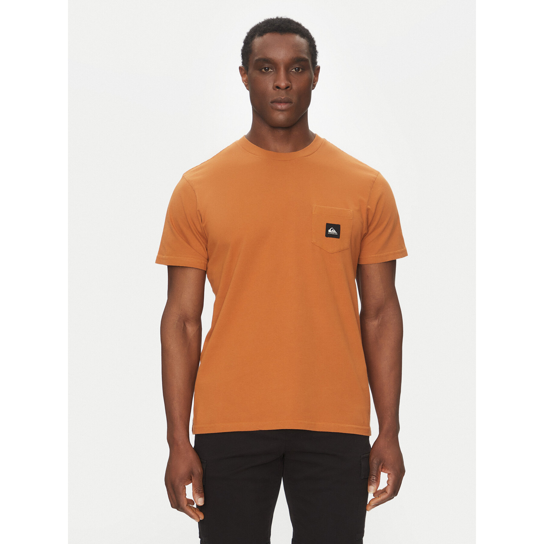Quiksilver T-Shirt EQYZT08035 Brązowy Regular Fit