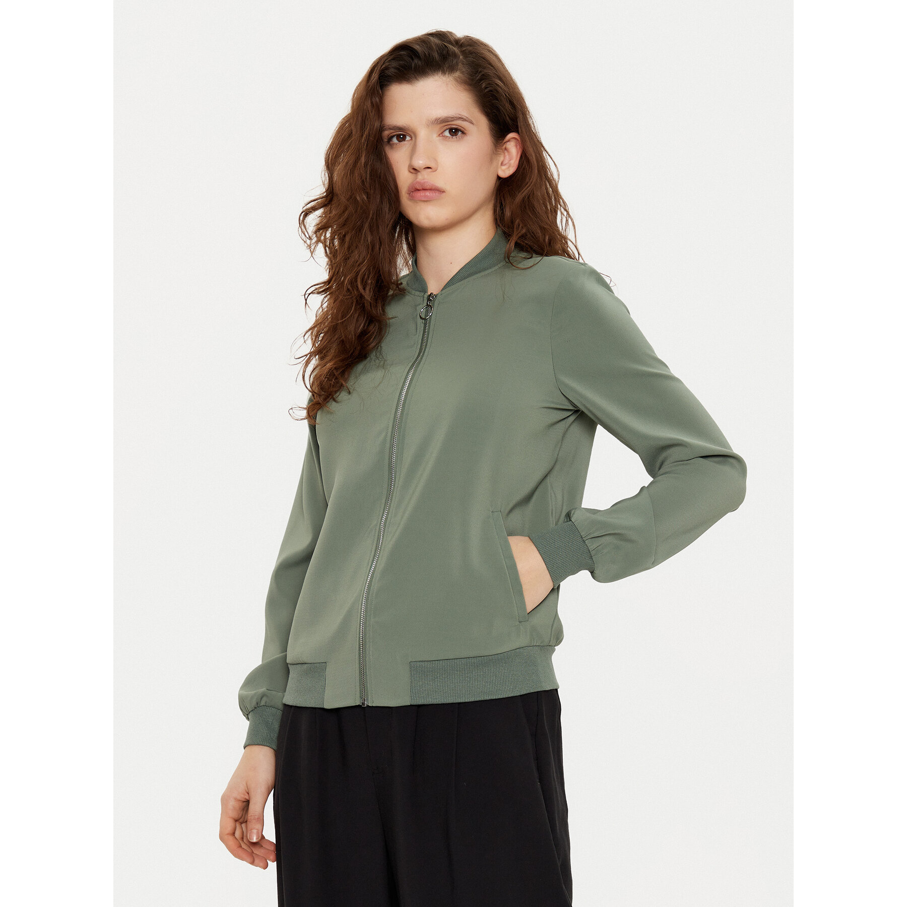 Vero Moda Kurtka bomber Coco 10245734 Zielony Regular Fit