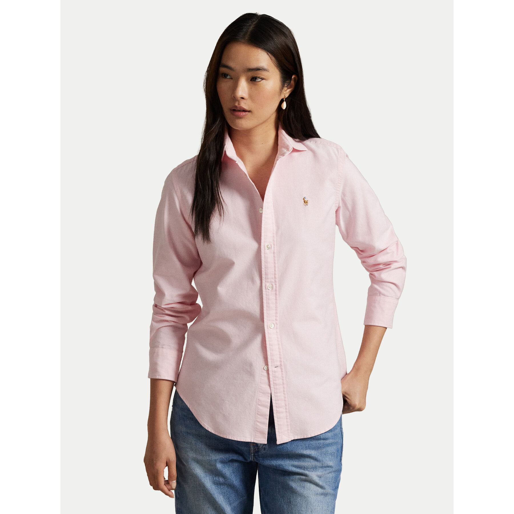 Polo Ralph Lauren Koszula 211891377002 Różowy Regular Fit