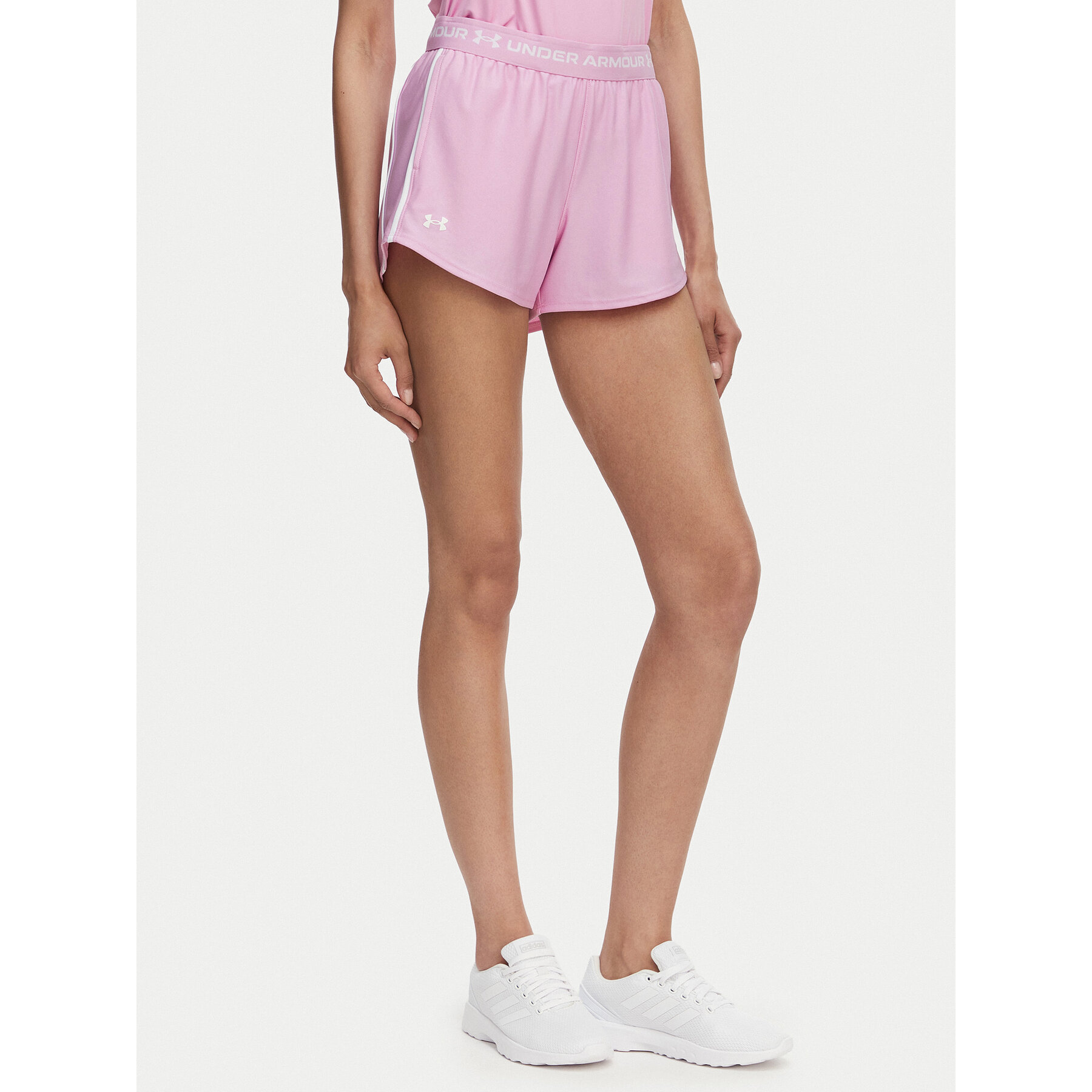 Under Armour Szorty sportowe Tech™ Play Up 1389882 Różowy jasny Regular Fit