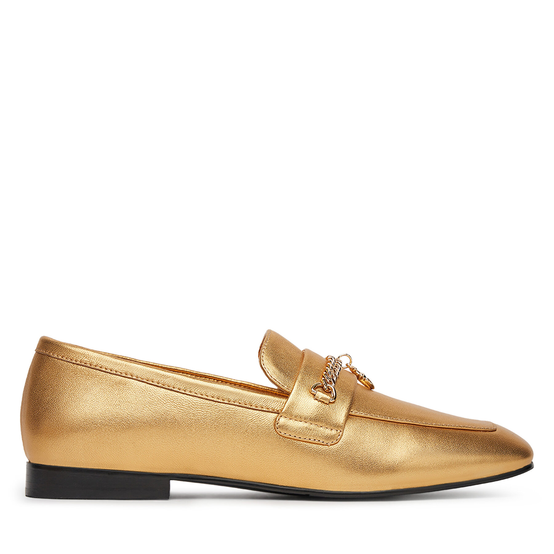Eva Minge Loafersy CYNIA-LT2513-37 Złoty
