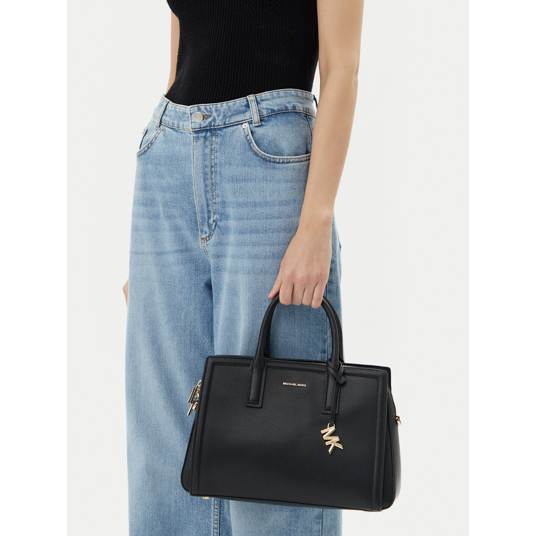 MICHAEL Michael Kors Torebka Laila 30R5G9IS6L Czarny
