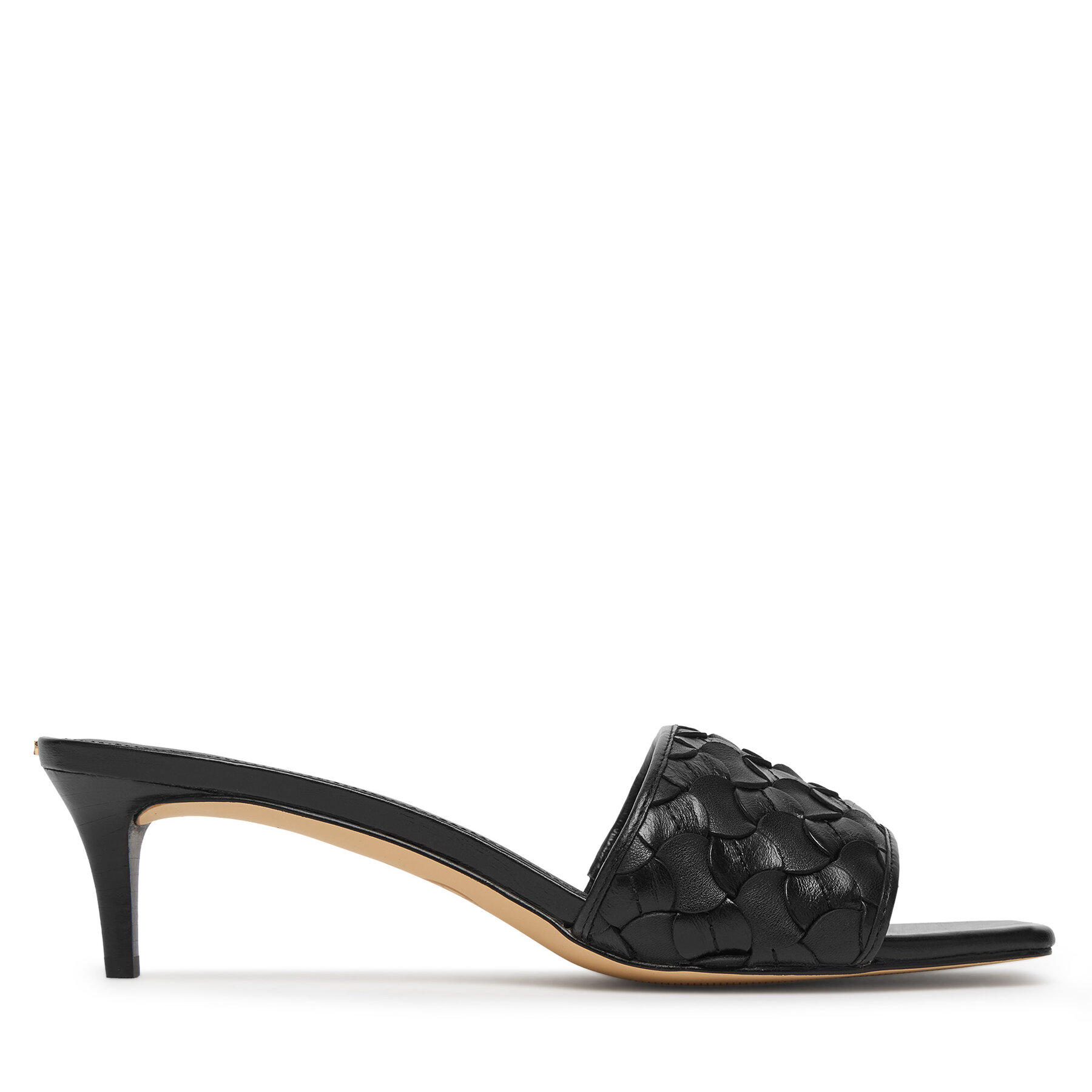 MICHAEL Michael Kors Klapki Elyse 40R6EYMS3L Czarny