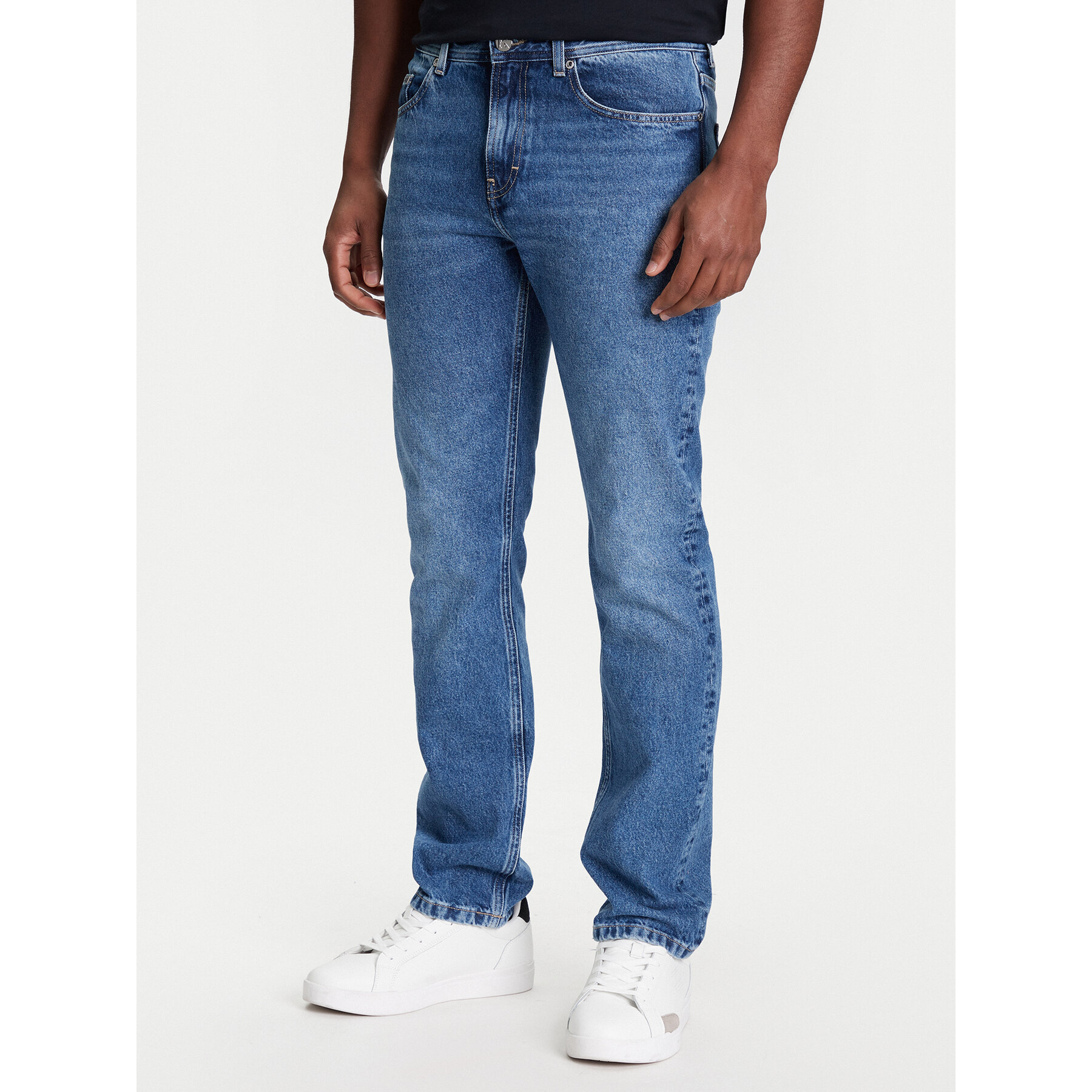 KARL LAGERFELD Jeansy 265840 553875 Niebieski Slim Fit