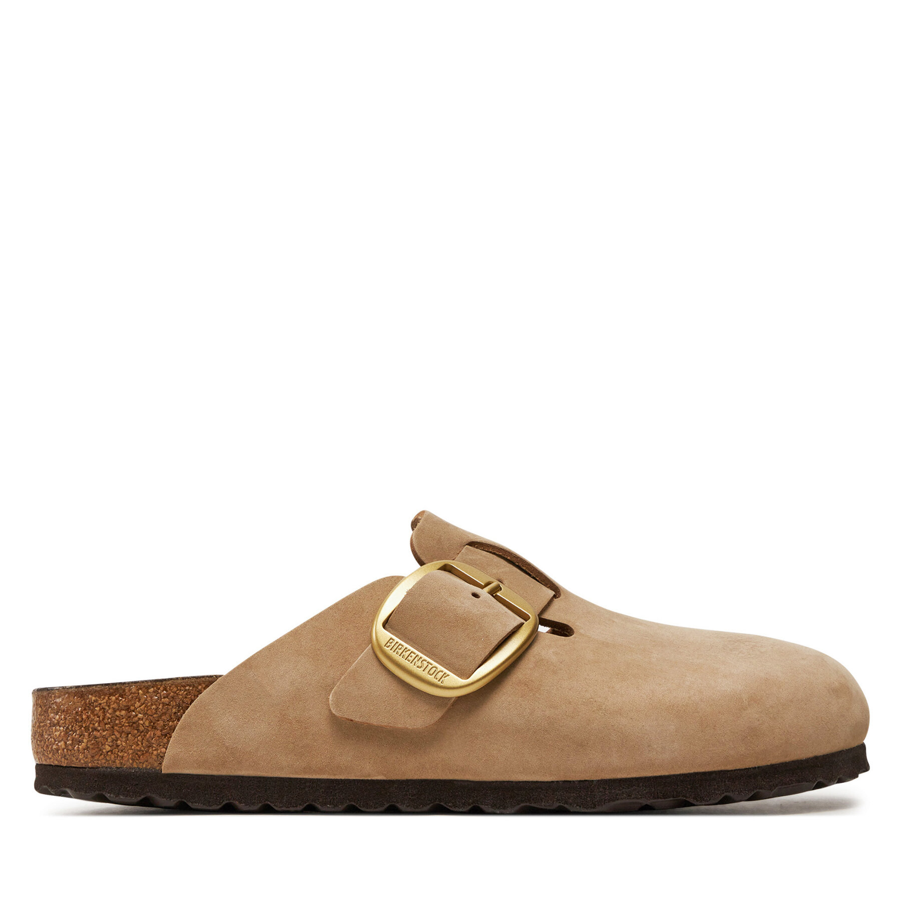 Birkenstock Klapki Boston Big Buckle 1028052 Beżowy