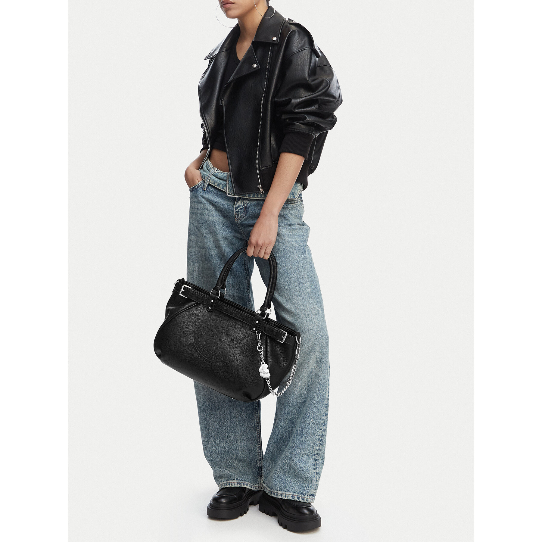 Juicy Couture Torebka CEO-BIJXT8992WVP. Czarny