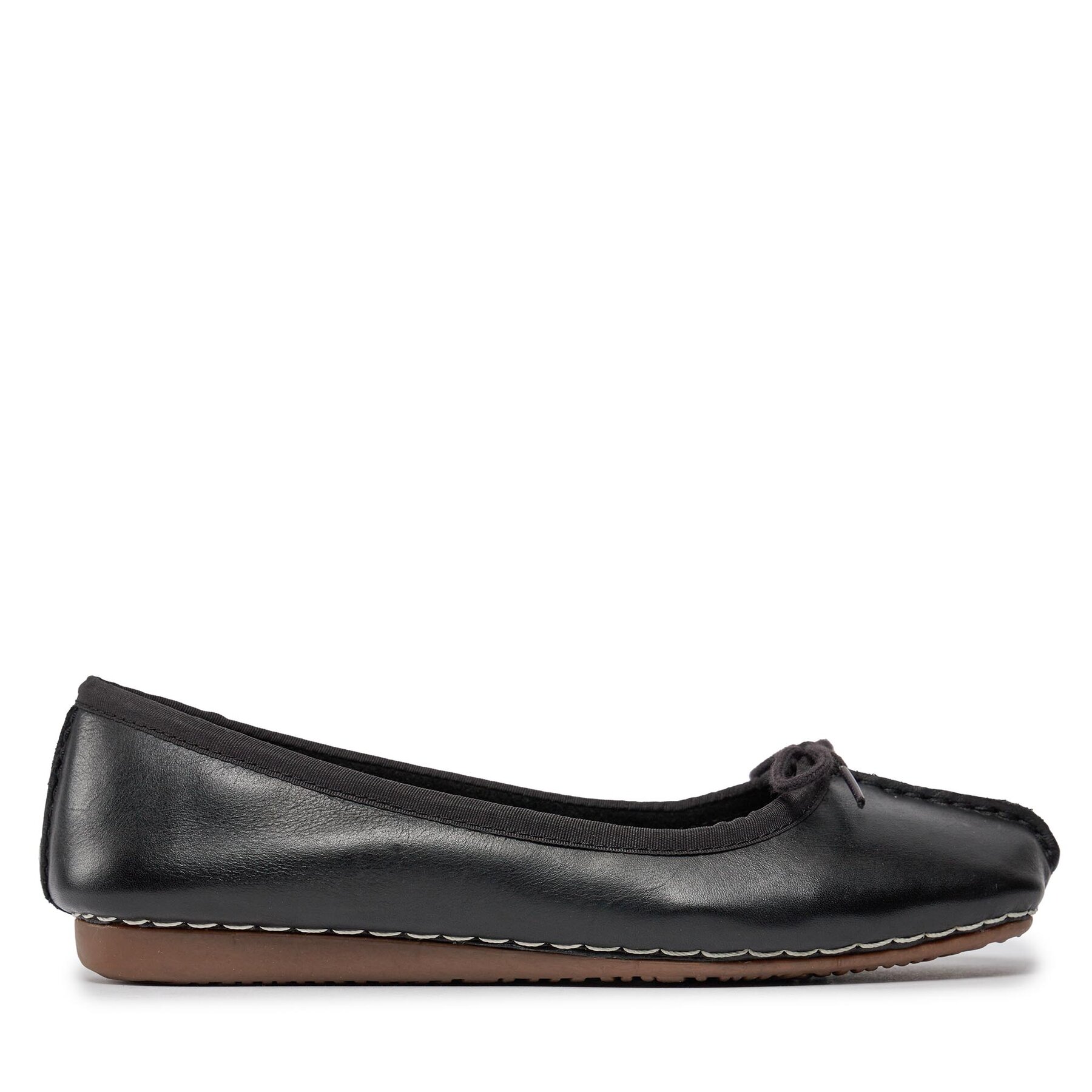 Clarks Baleriny Freckle Ice 203529294 Czarny