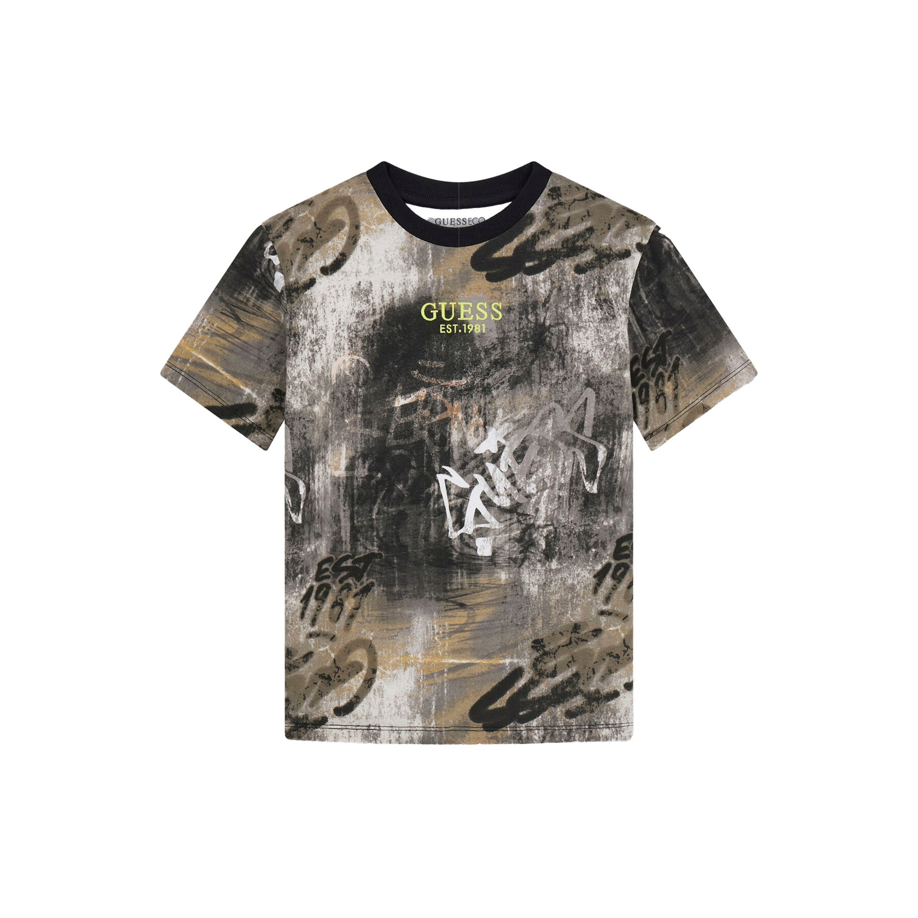 Guess T-Shirt L6RI04 K8HM4 Kolorowy Oversize