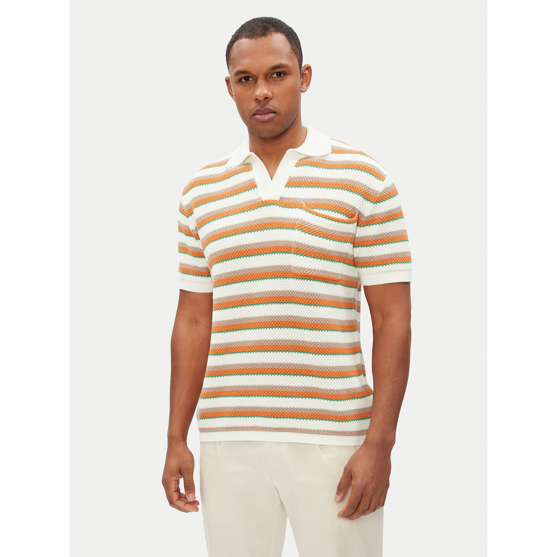 Pepe Jeans Polo PM702510 Beżowy Regular Fit