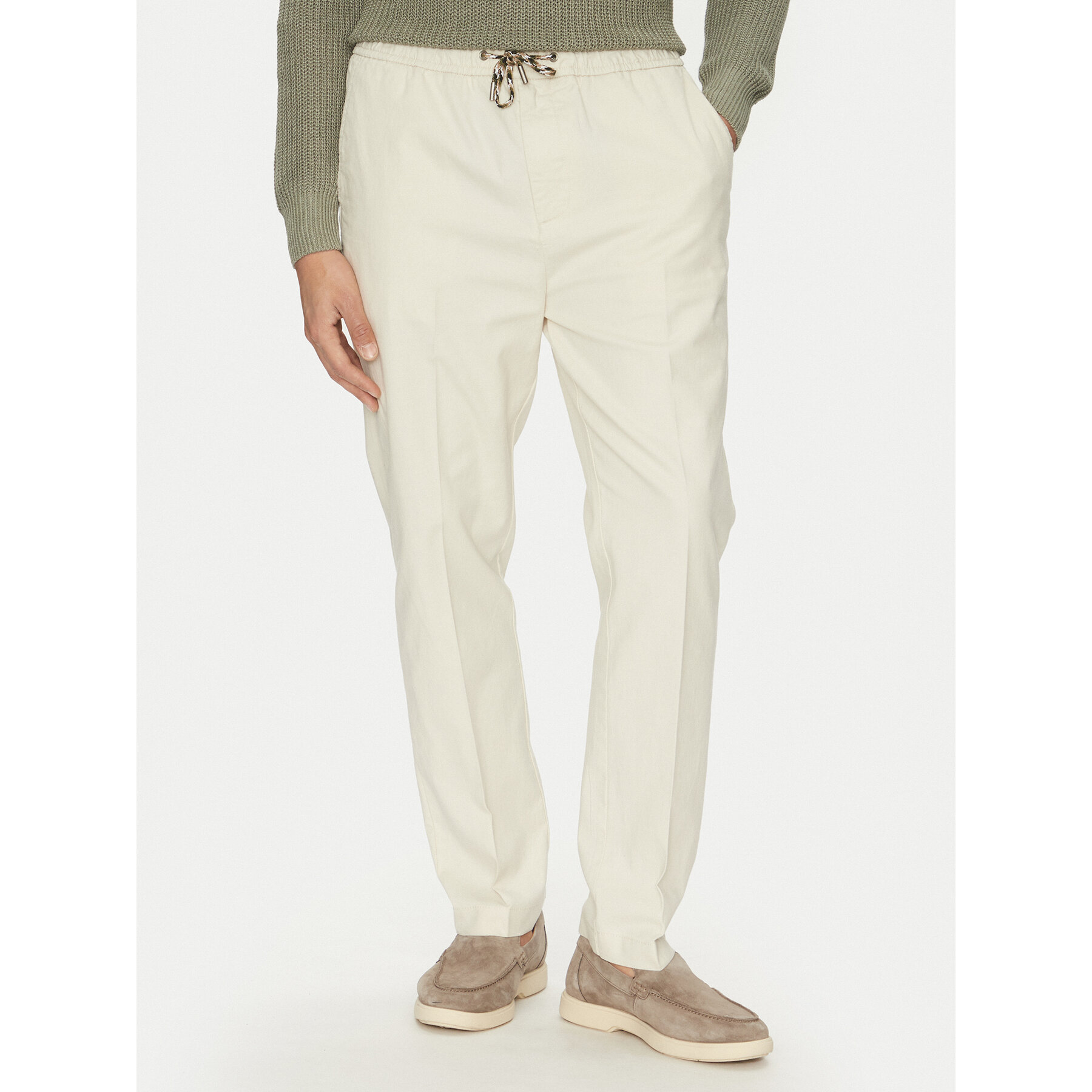 Guess Chinosy M5GB79 WH4EA Beżowy Regular Fit
