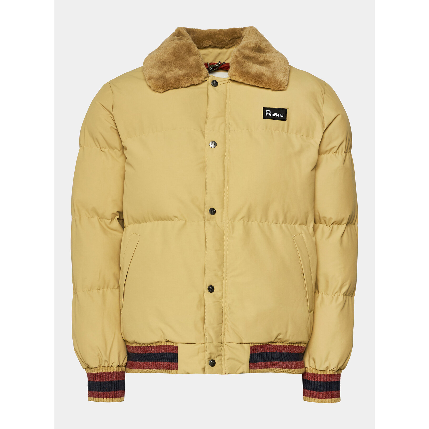Penfield Kurtka bomber PFD0433 Beżowy Regular Fit
