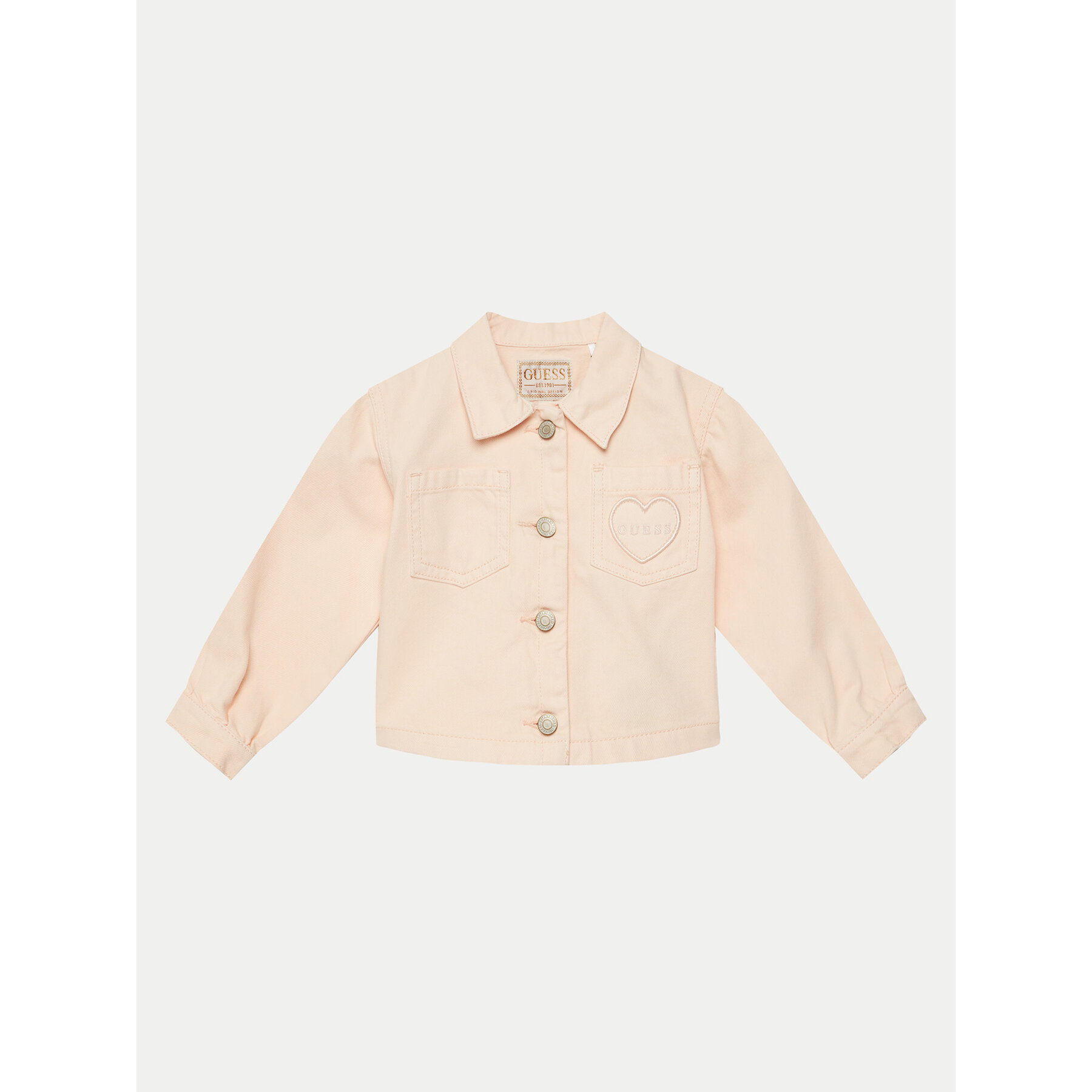Guess Kurtka przejściowa K5GL01 WH6L0 Koralowy Regular Fit
