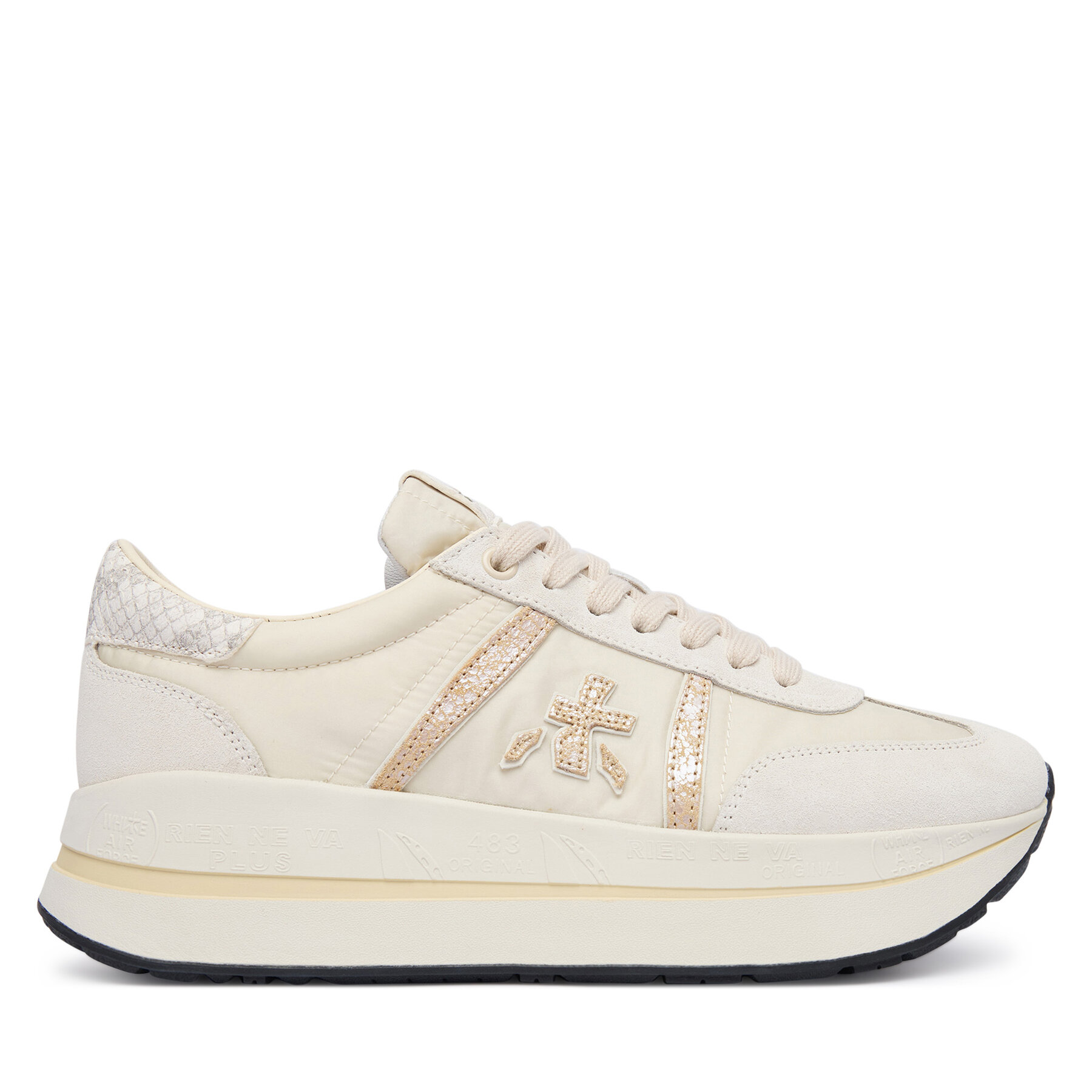 Premiata Sneakersy Bethcoin Var 8145 Kremowy