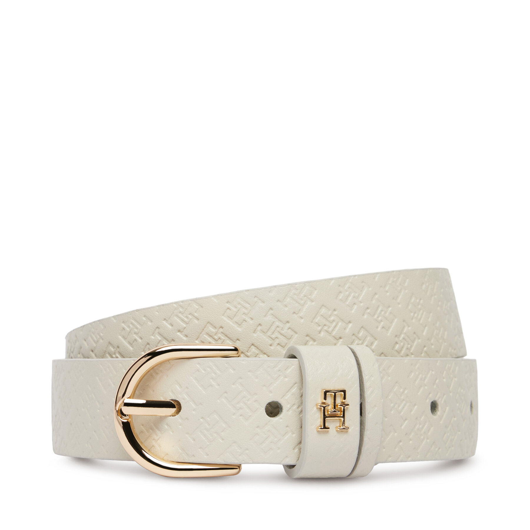 Tommy Hilfiger Pasek Damski Ess Effortless 2.5 Go Mono AW0AW18856 Biały