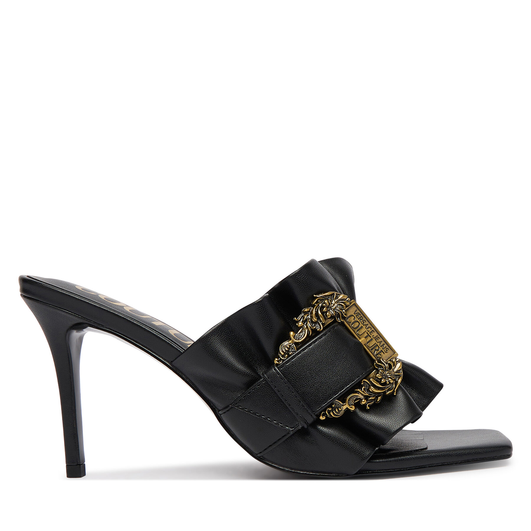 Versace Jeans Couture Klapki 80VA3S70 ZSS83 899 Czarny