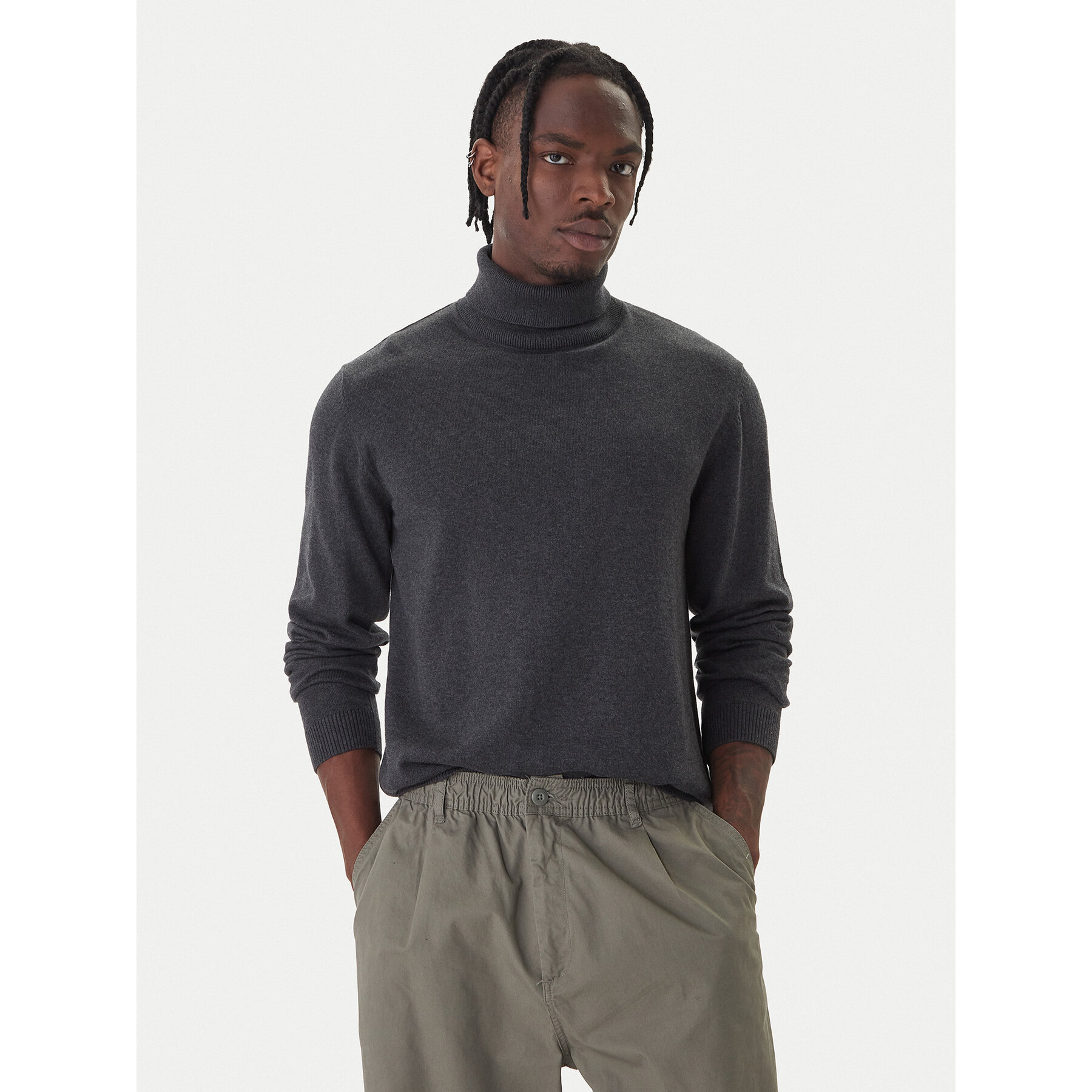 Jack & Jones Golf Basic 12287649 Czarny Regular Fit