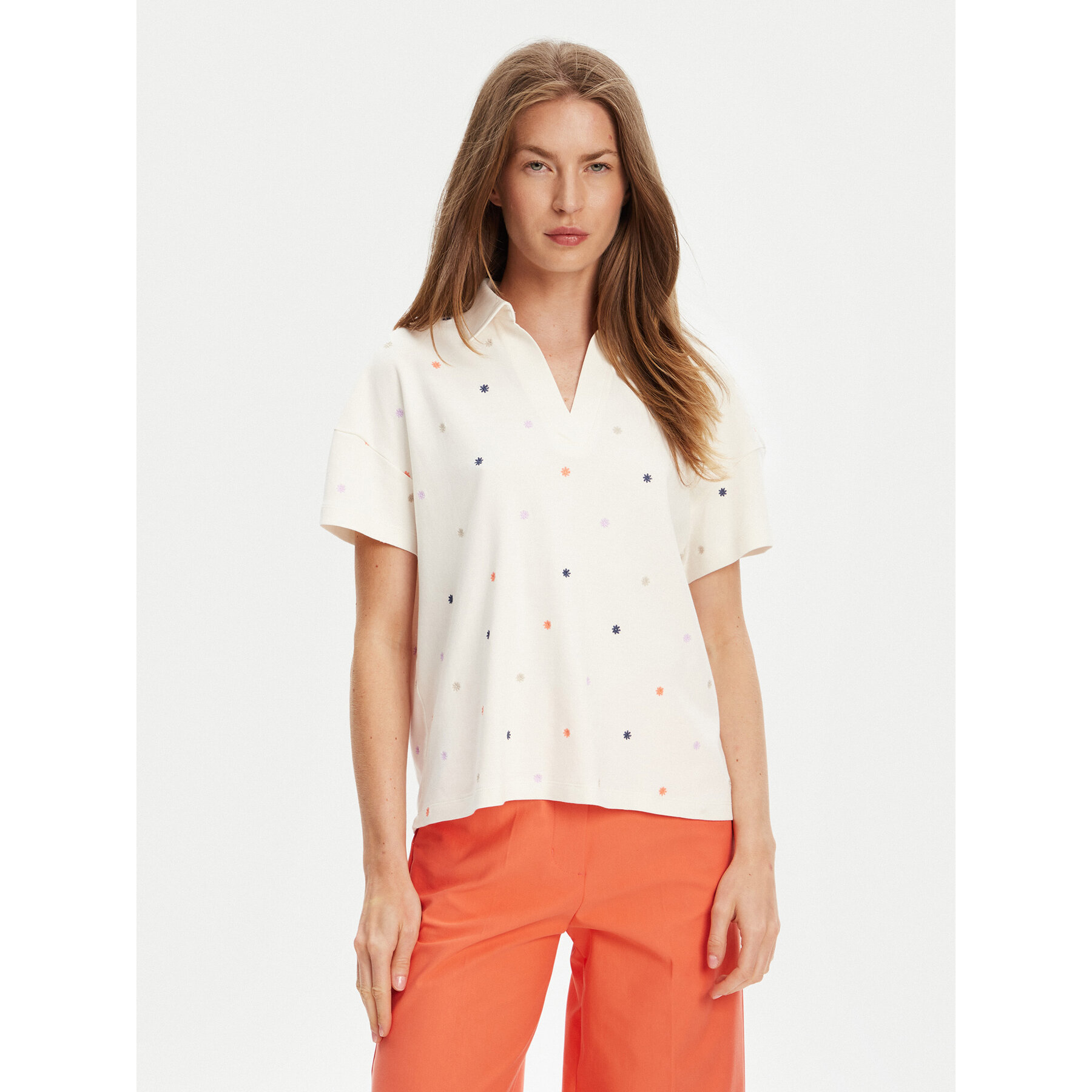 United Colors Of Benetton Polo 36QJD300X Beżowy Regular Fit