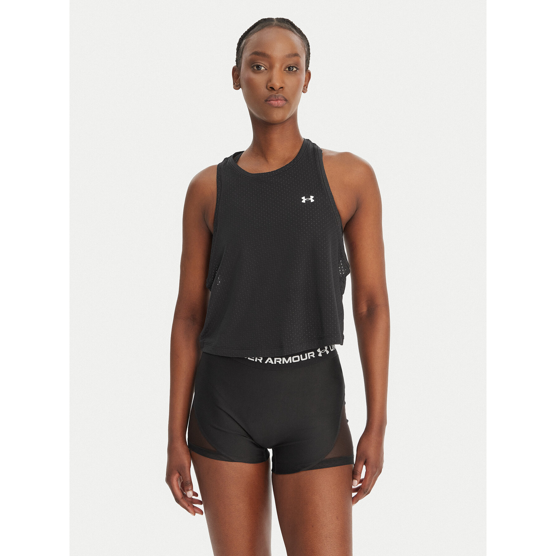Under Armour T-Shirt Motion 6011229 Czarny Slim Fit