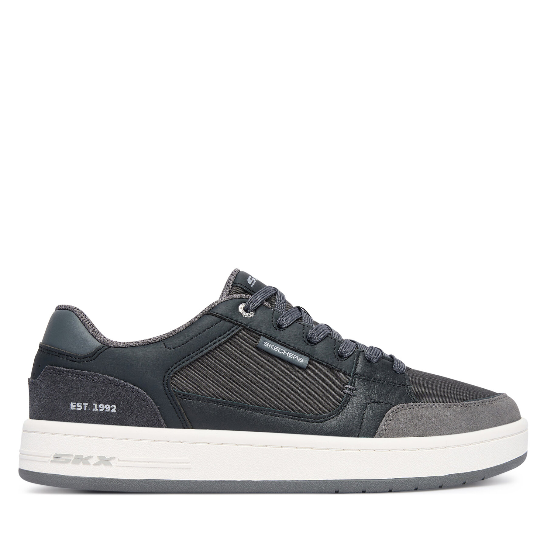 Skechers Sneakersy League Imperion 254073/BKGY Czarny