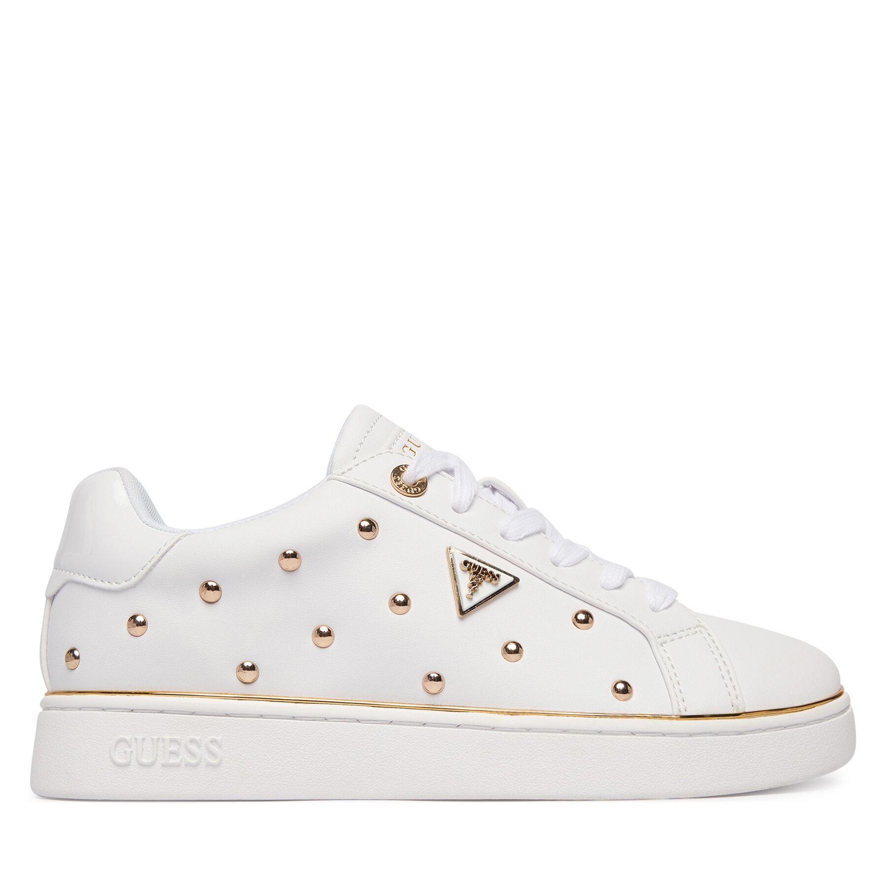 Guess Sneakersy FLPBON ELE12 Biały