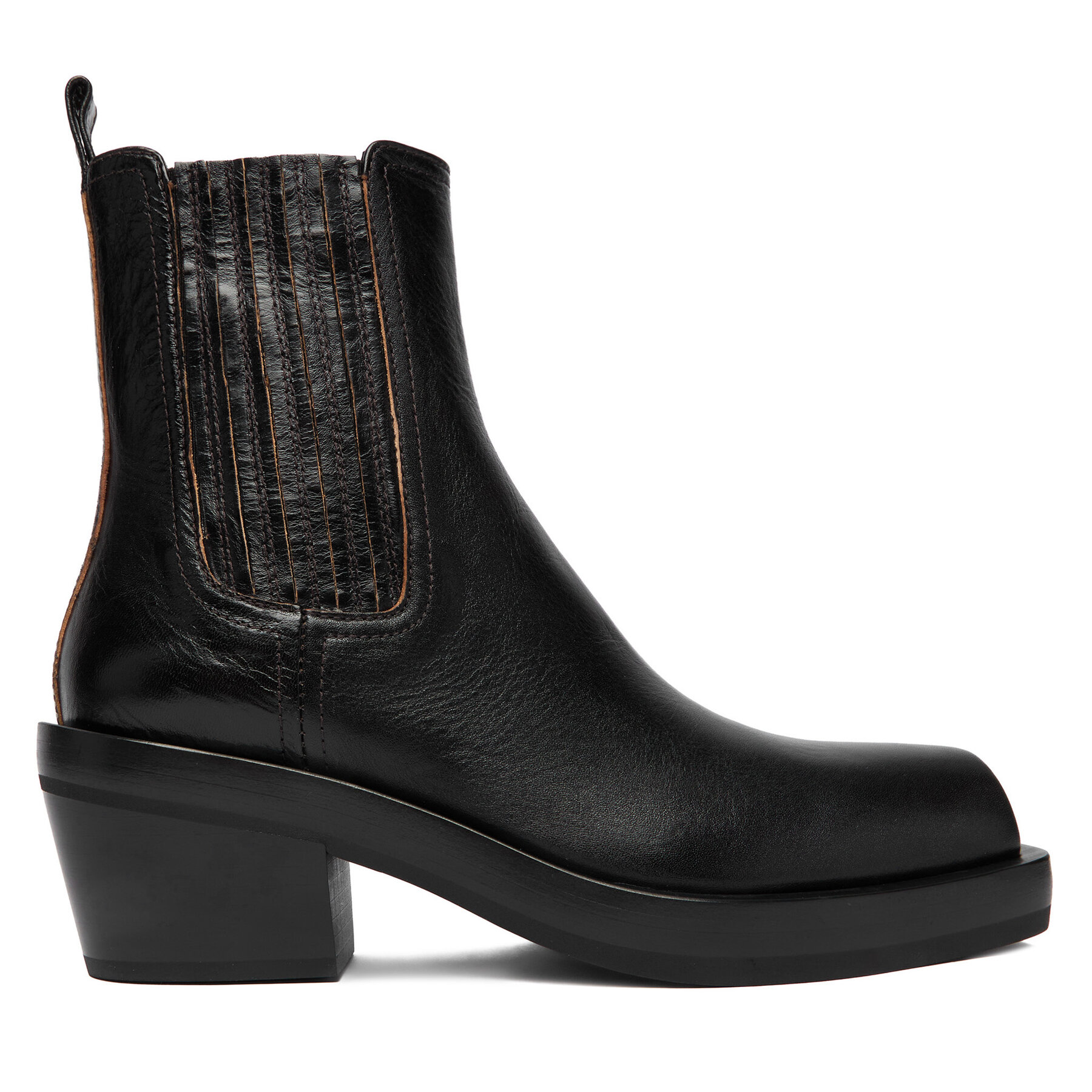 AGL Botki D775508PGAMAZZ0000 Czarny