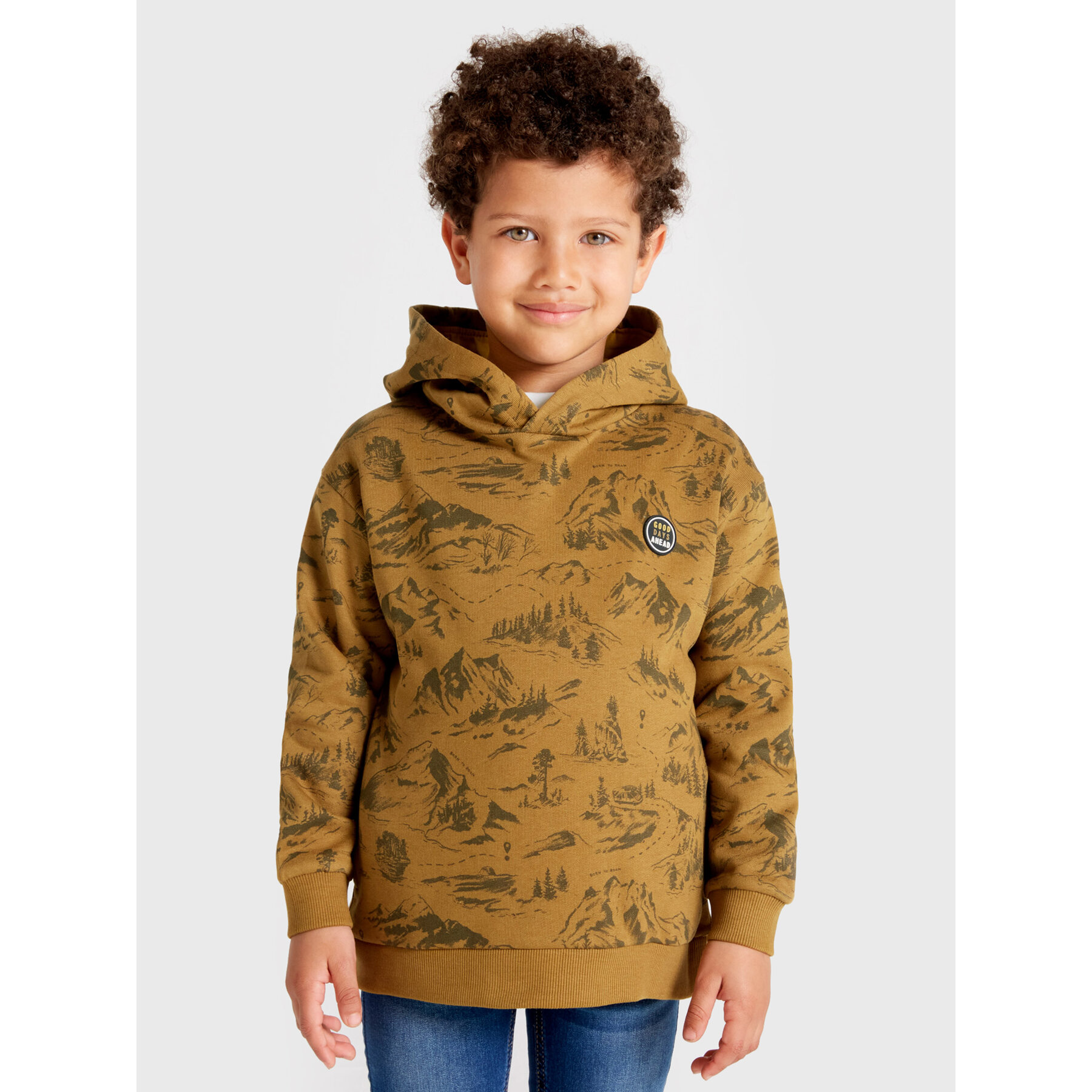 Mayoral Bluza 4450 Brązowy Regular Fit