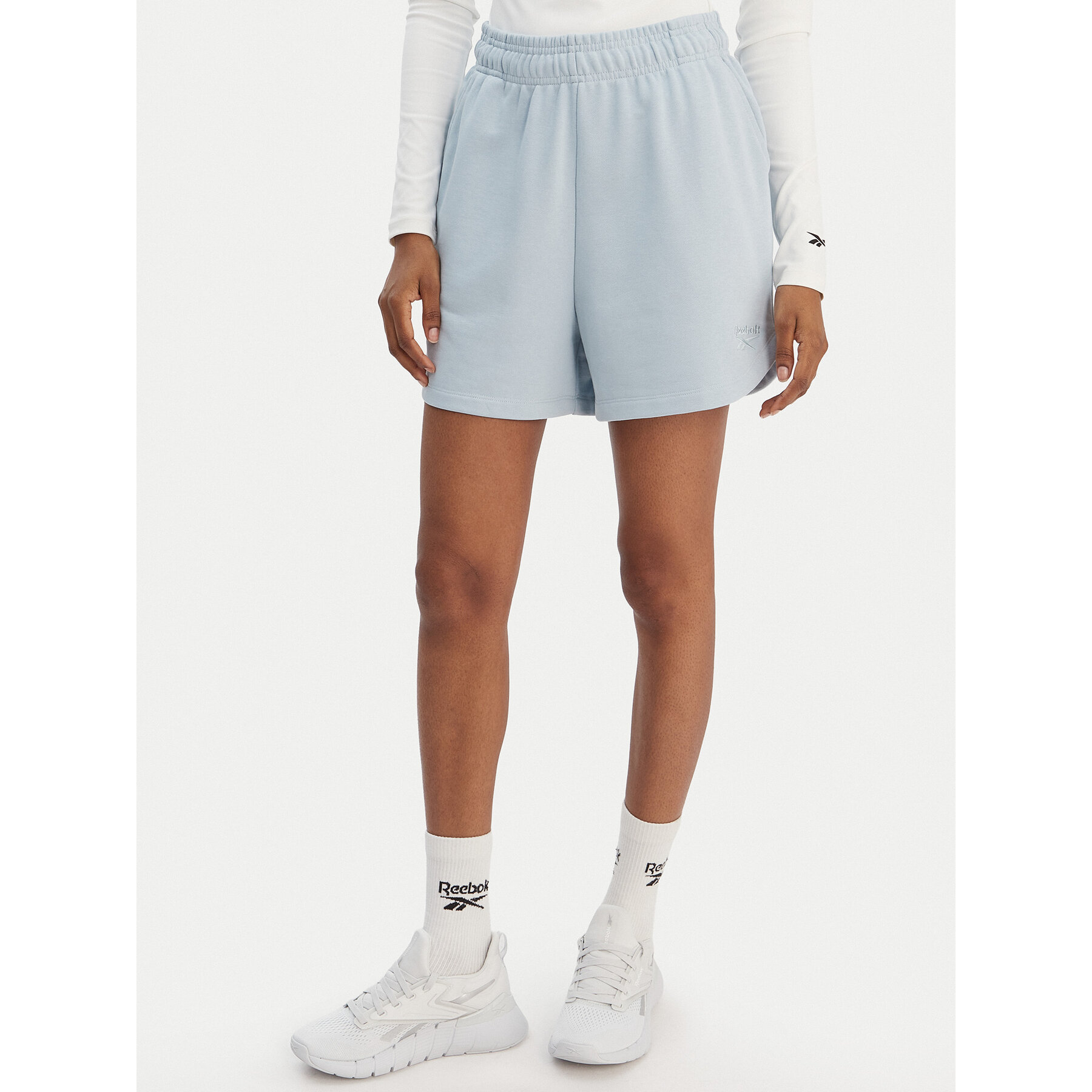 Reebok Szorty sportowe Karin RK25504CCW Błękitny Regular Fit