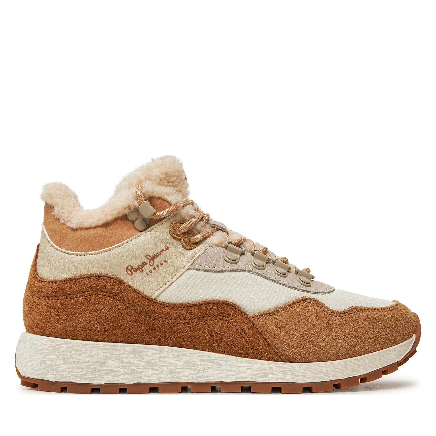 Pepe Jeans Sneakersy PLS60018 Beżowy