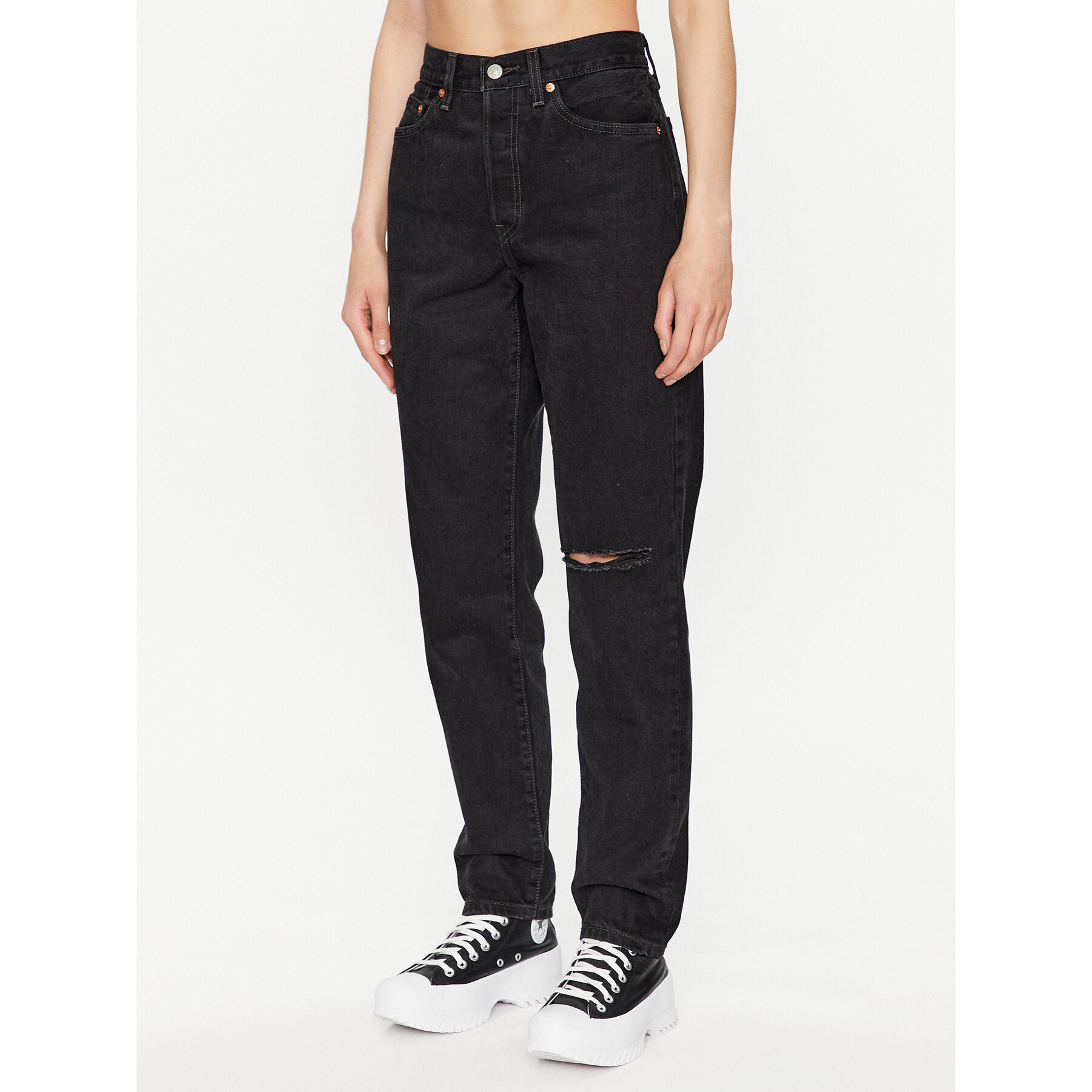 Levi's® Jeansy 501® '81 A4699-0012 Czarny Tapered Fit