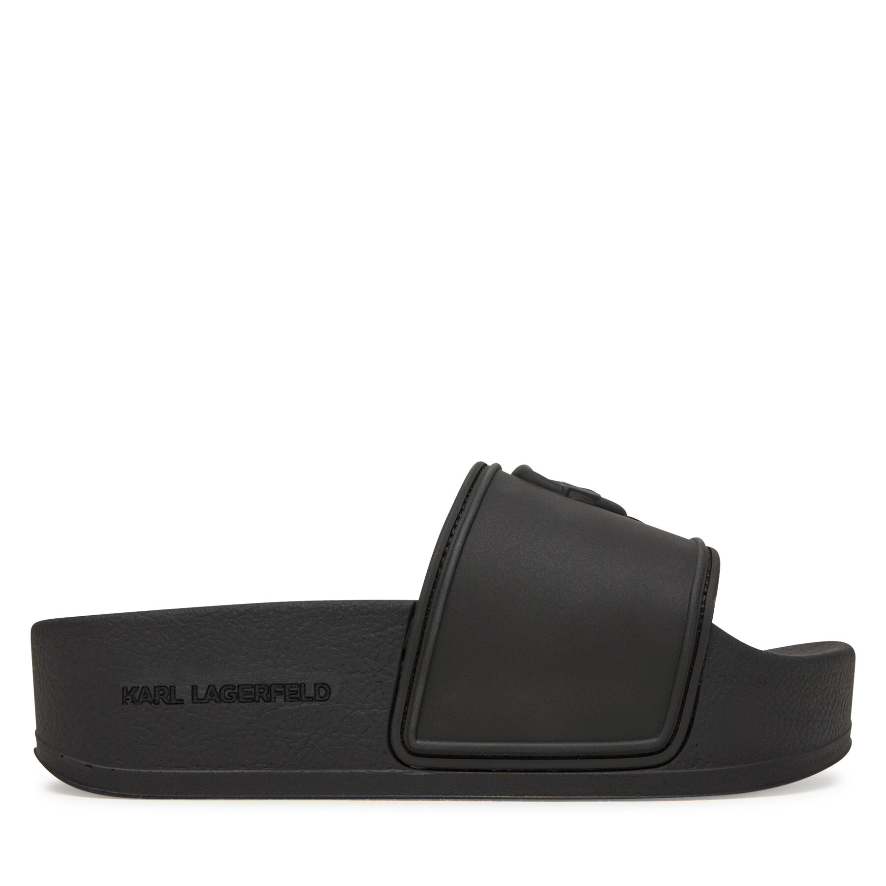 KARL LAGERFELD Klapki Kondo Maxi KL80819M Czarny