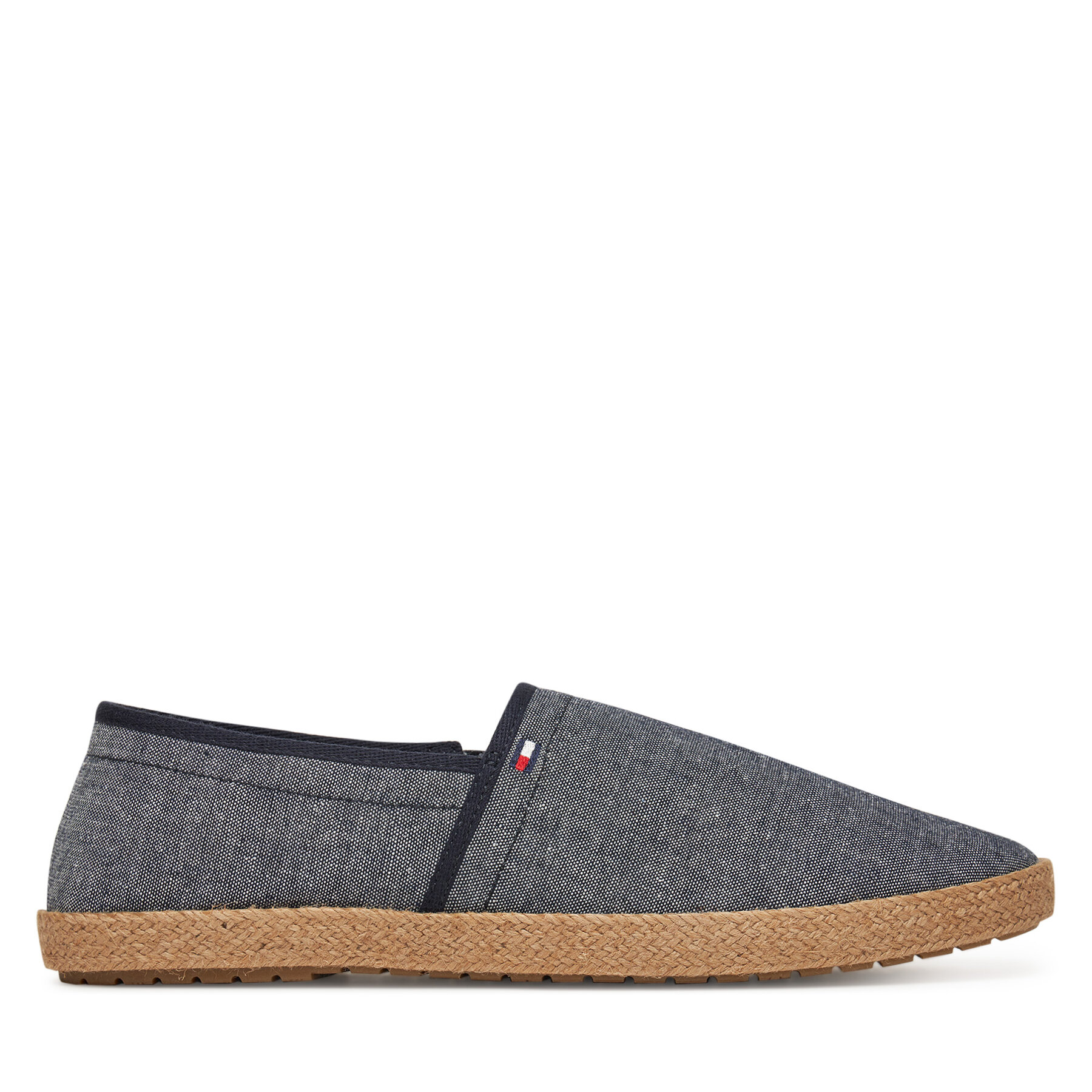 Tommy Hilfiger Espadryle Hilfiger Chambray Espadrille FM0FM05391 Niebieski