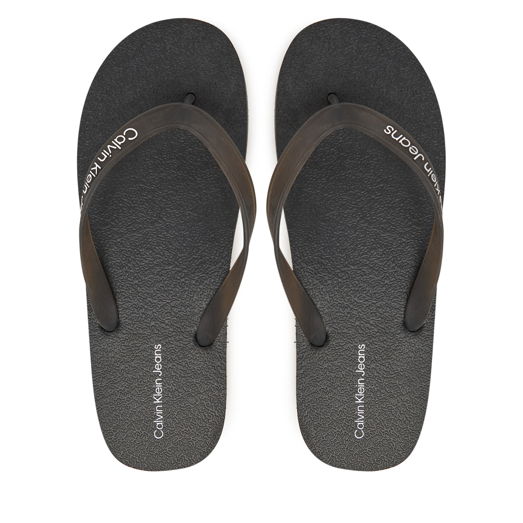 Calvin Klein Jeans Japonki Thong+ Tpu YM0YM01265 Czarny