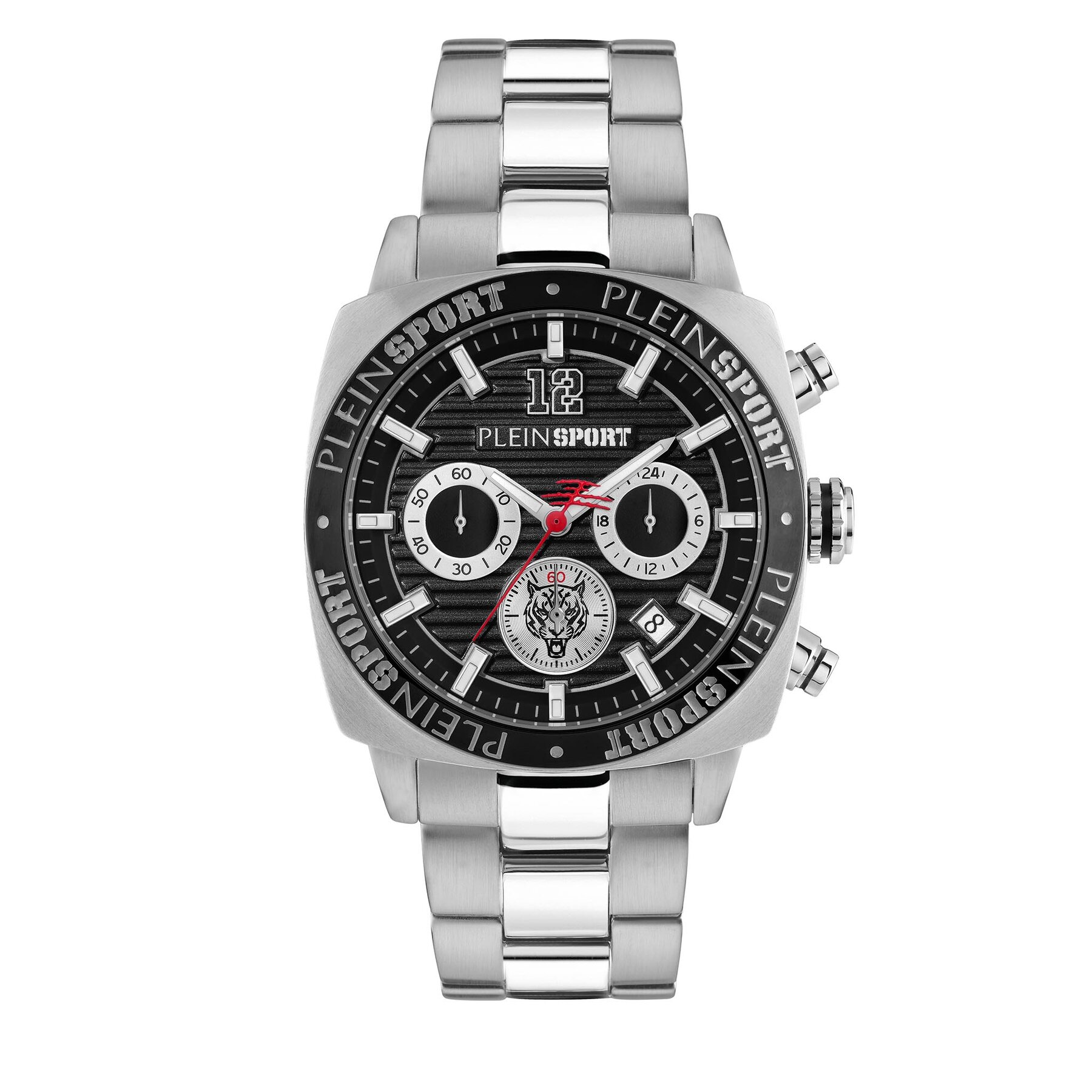 Plein Sport Zegarek Wildcat PSGBA1123 Srebrny
