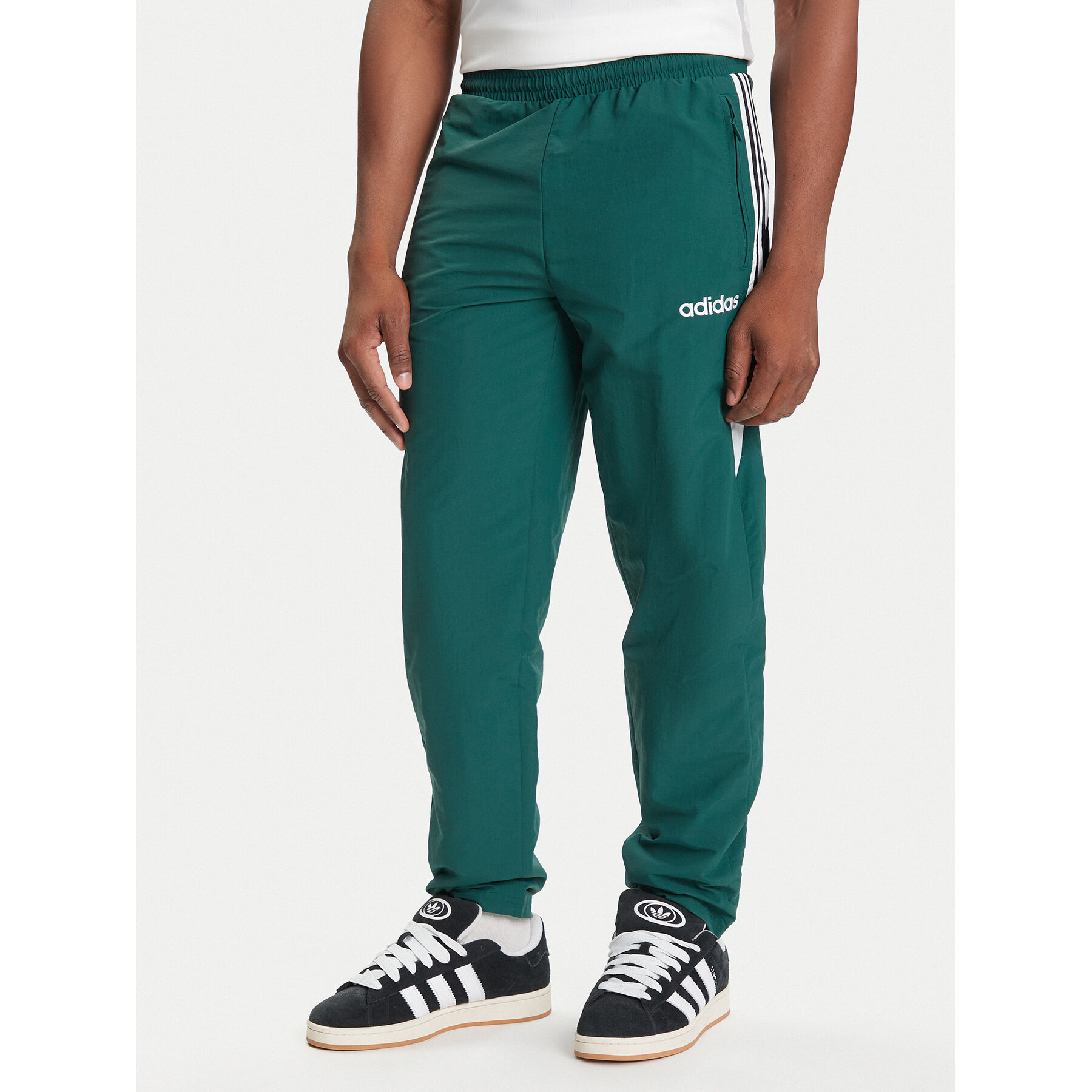 adidas Spodnie dresowe JX3055 Zielony Regular Fit