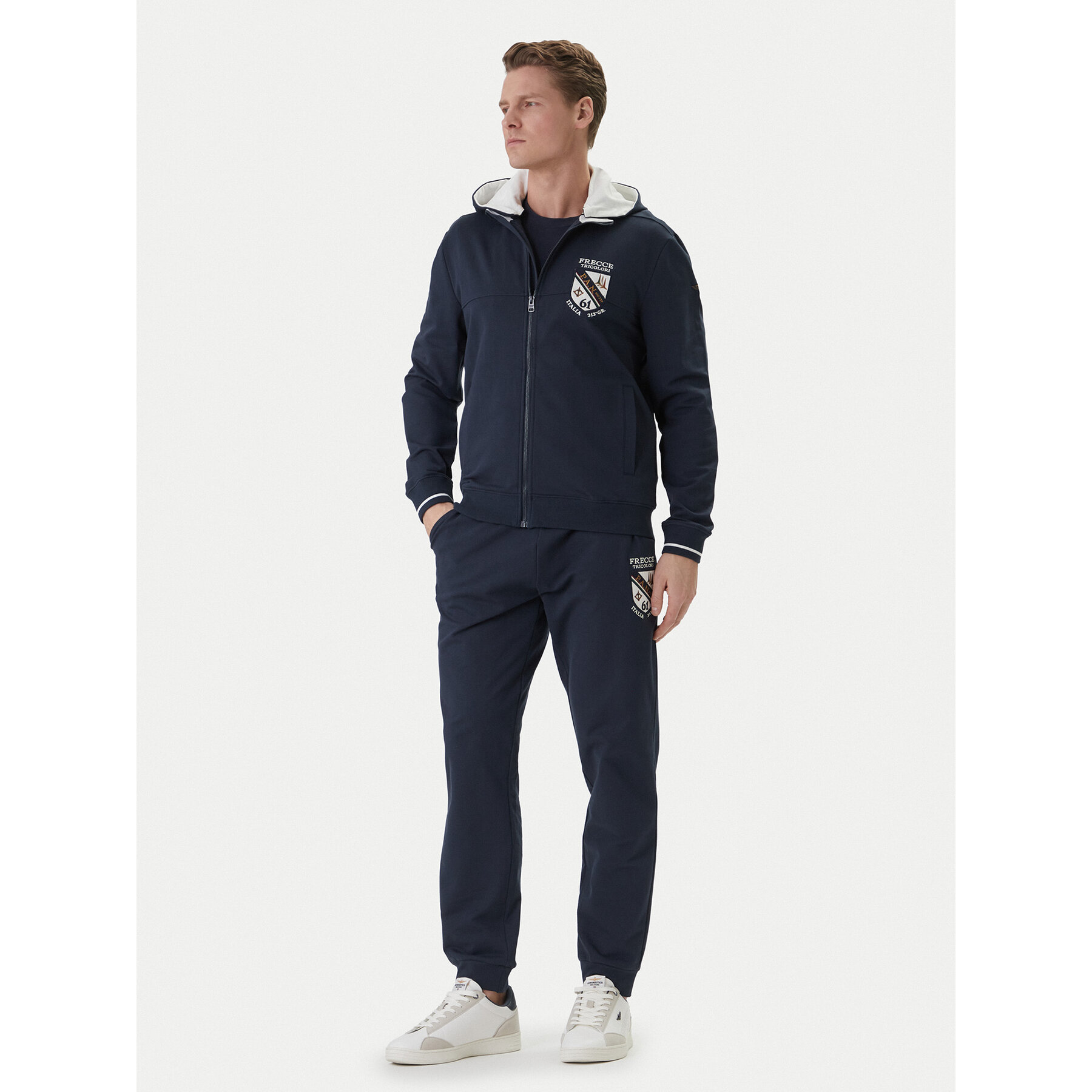 Aeronautica Militare Dres 261TF0115UF00674 Granatowy Regular Fit