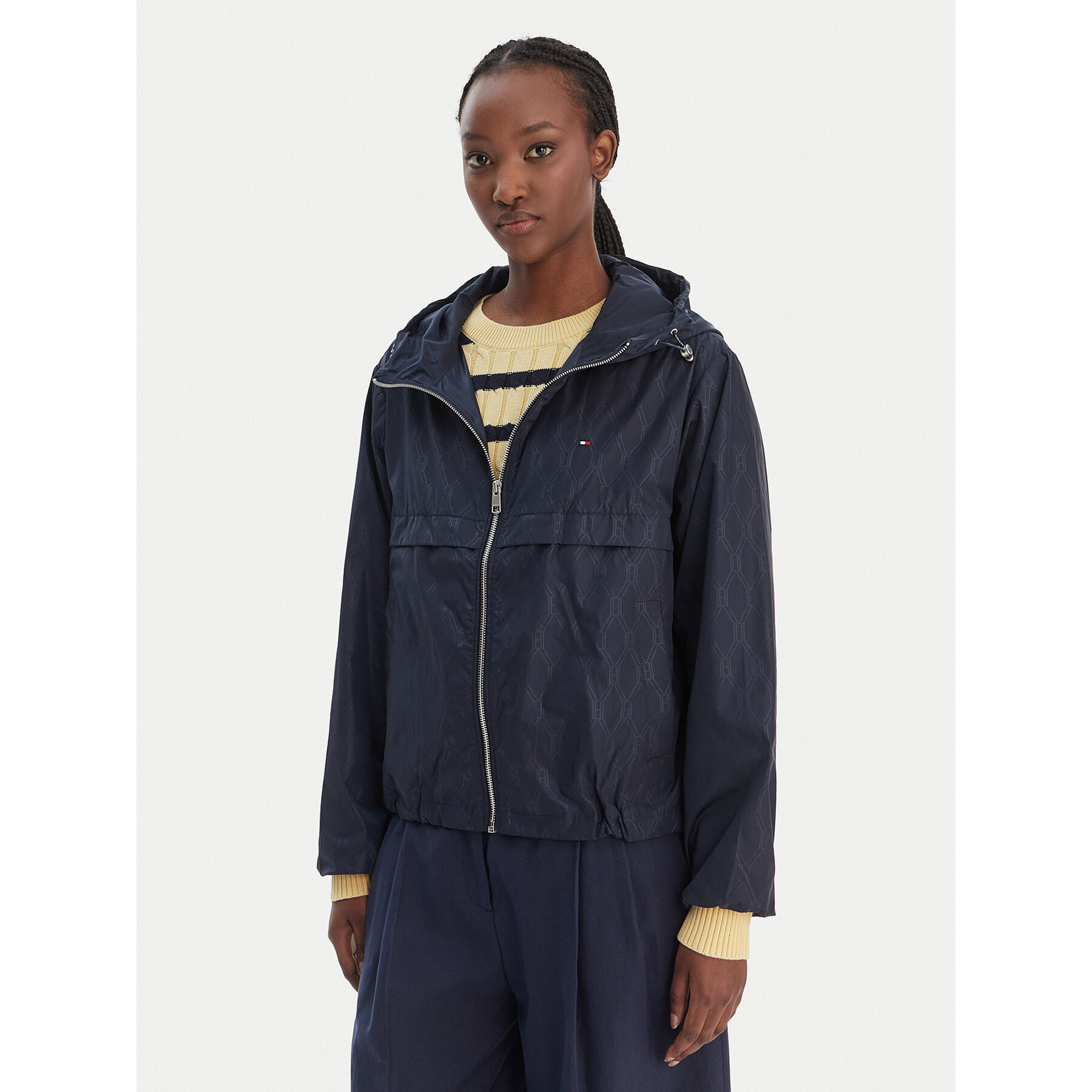 Tommy Hilfiger Kurtka przejściowa WW0WW48001 Granatowy Regular Fit