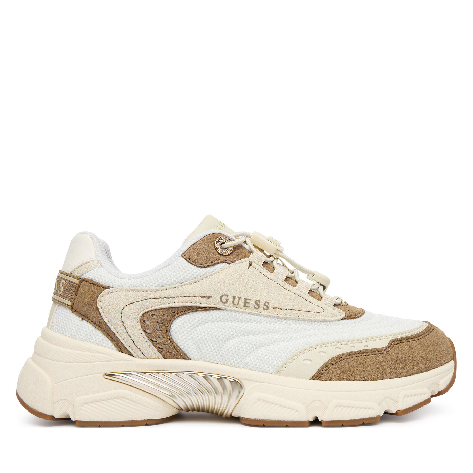 Guess Sneakersy FLPIME FAB12 Biały