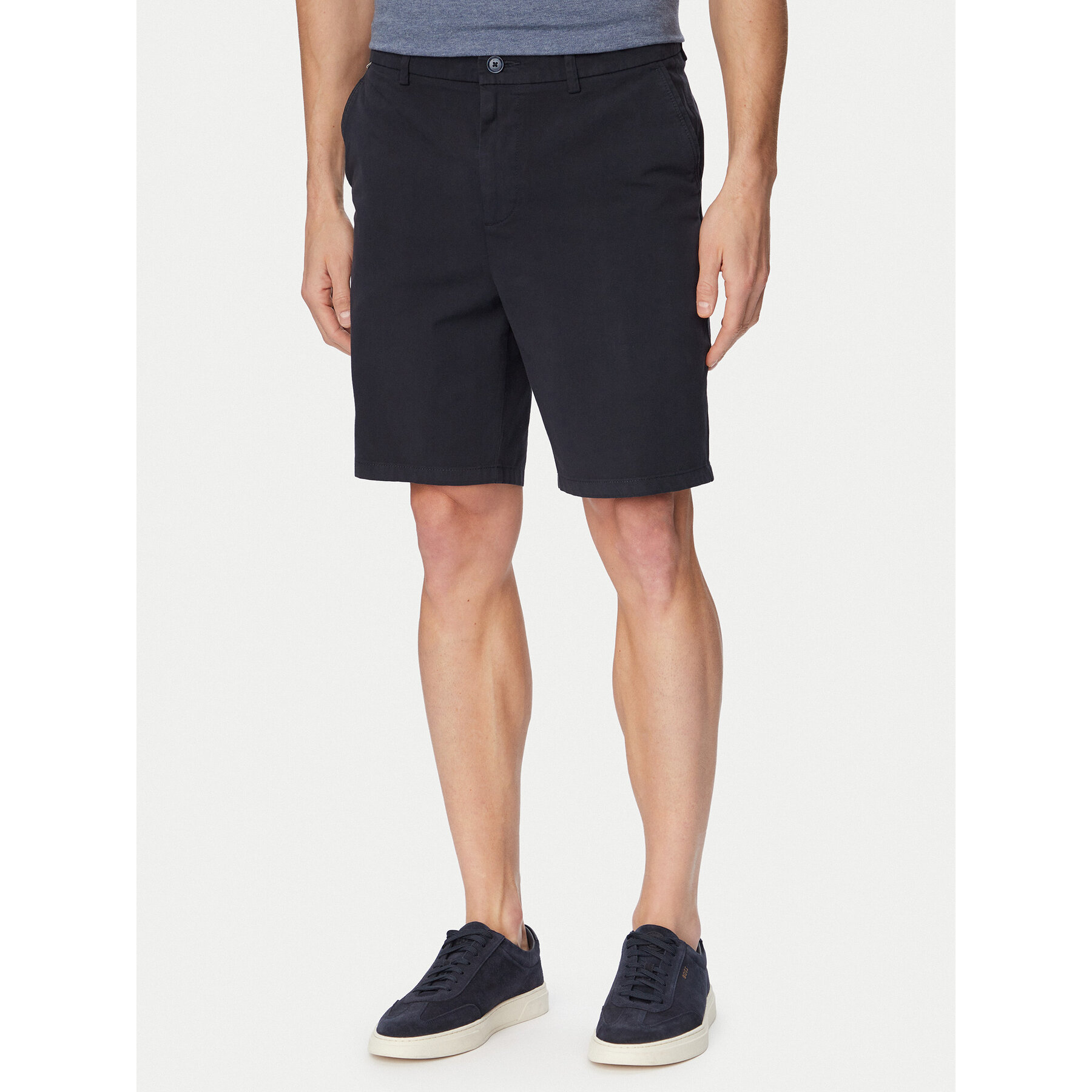BOSS Szorty materiałowe H-Kane1-Shorts 50555235 Granatowy Modern Fit