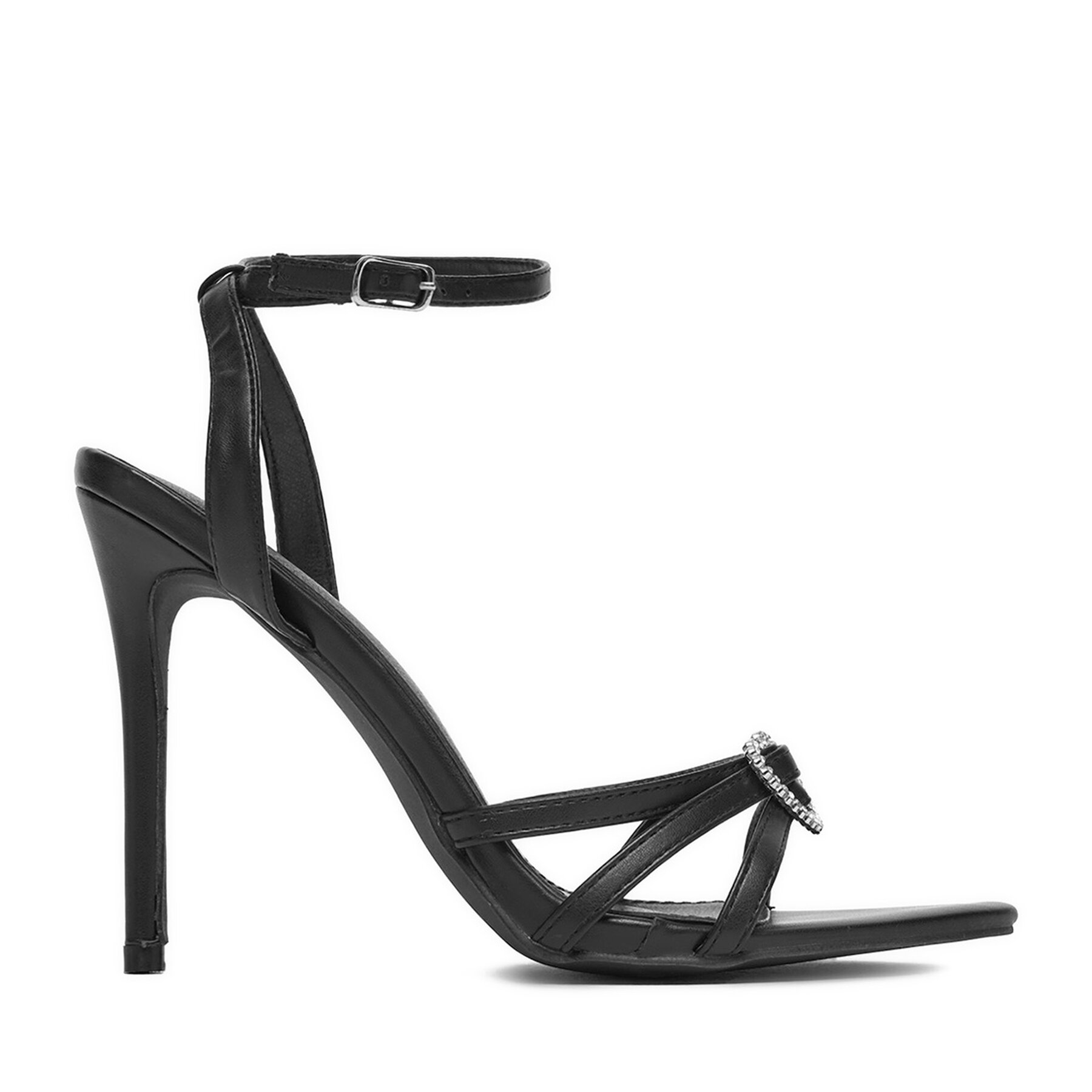 DeeZee Sandały SWEETIE BLACK PU Czarny