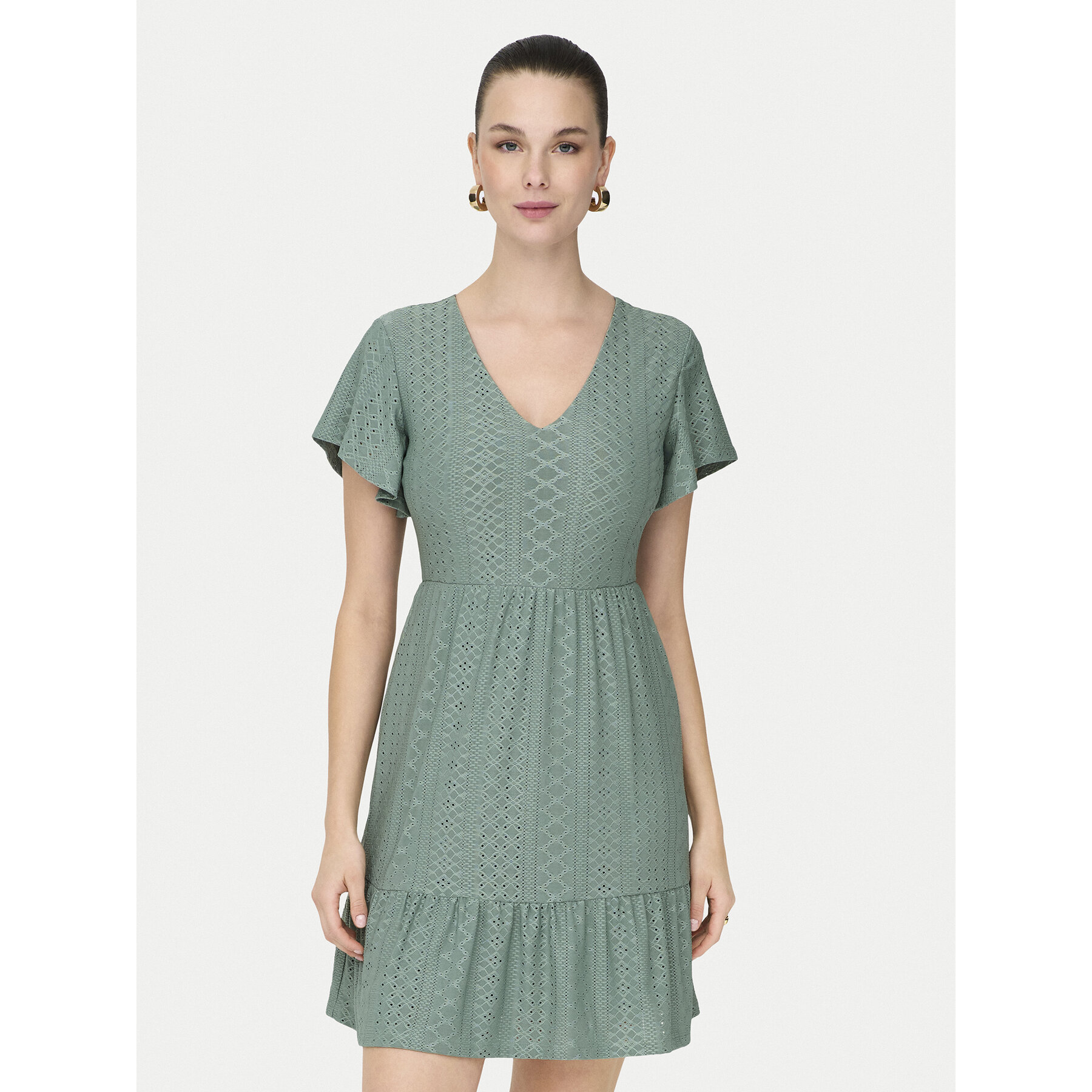 ONLY Sukienka codzienna 15289687 Zielony Regular Fit