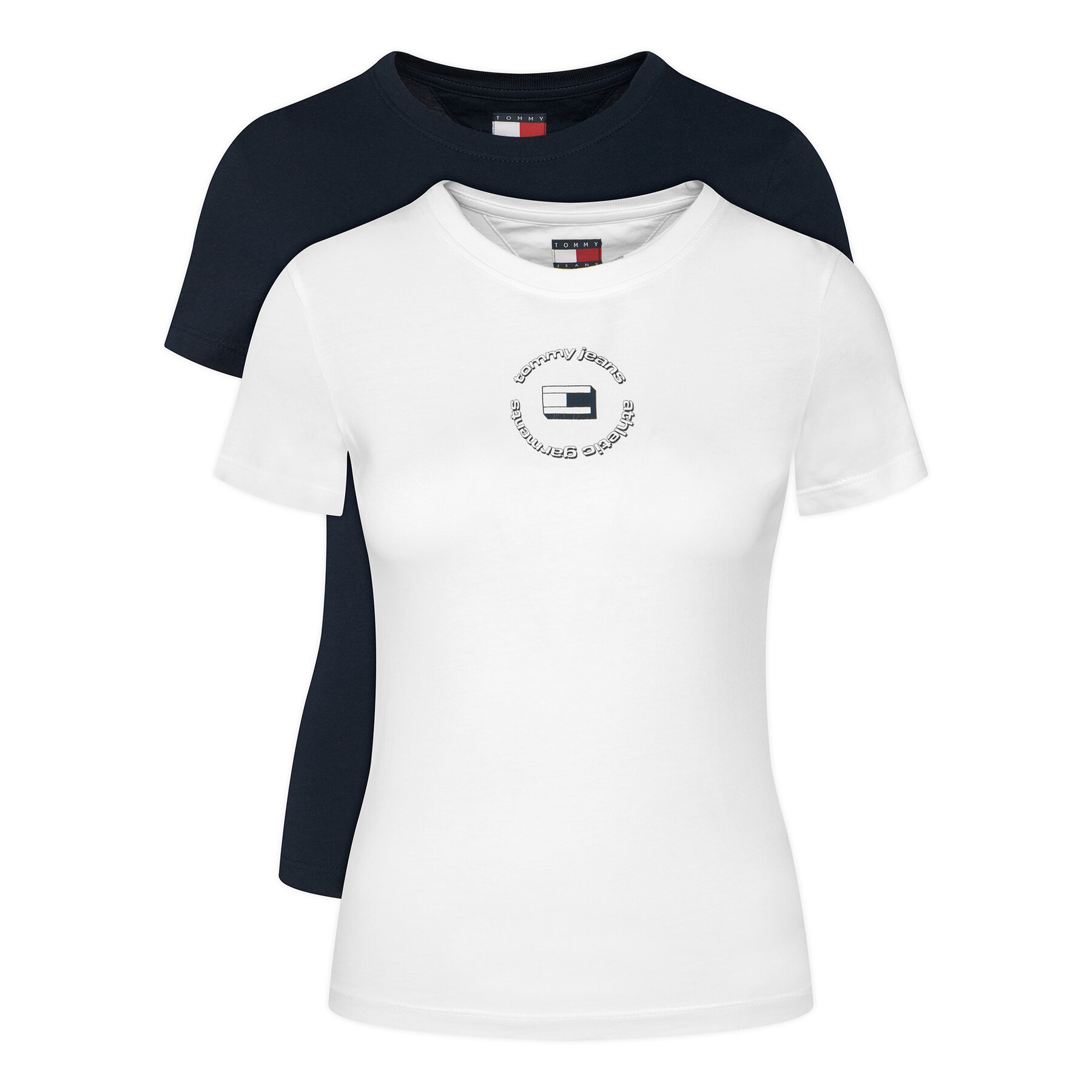 Tommy Jeans Komplet t-shirtów DW0DW23004 Kolorowy Slim Fit