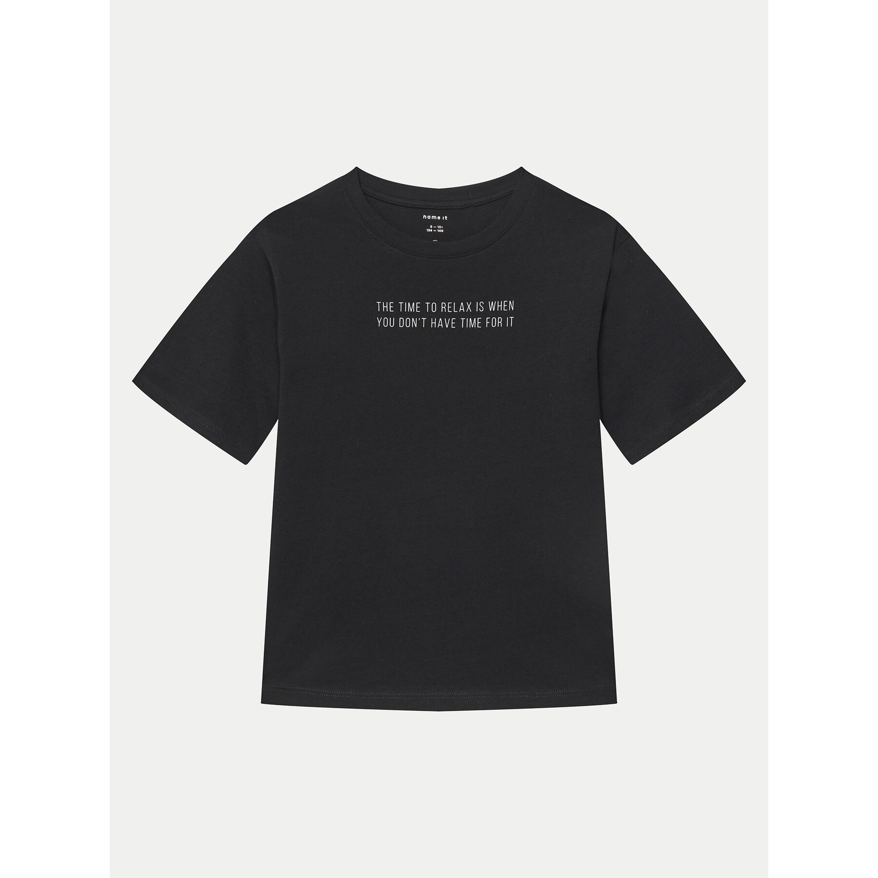 NAME IT T-Shirt Bocalle 13241851 Czarny Regular Fit
