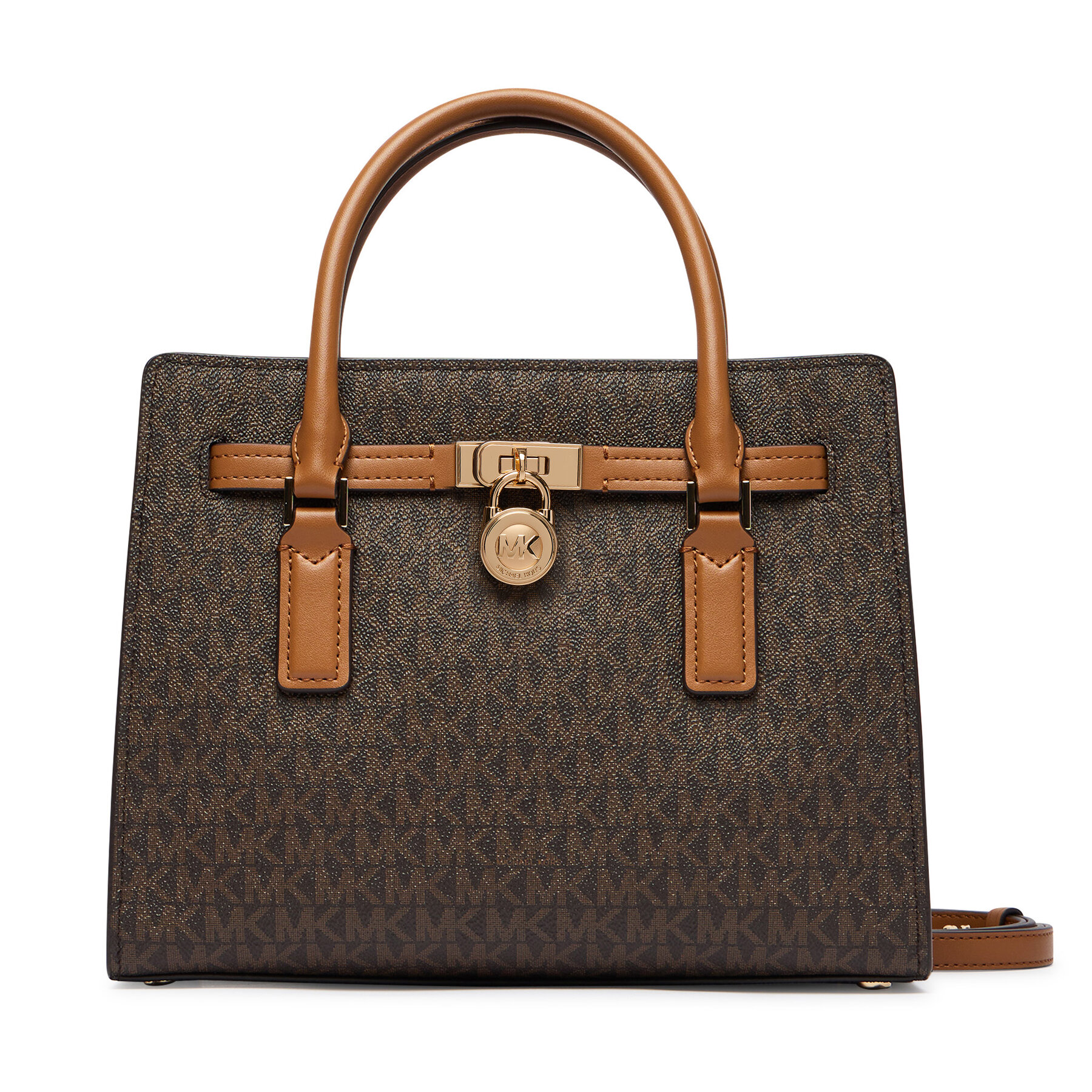 MICHAEL Michael Kors Torebka Hamilton Moderne 30T6GNXS1B Brązowy ciemny