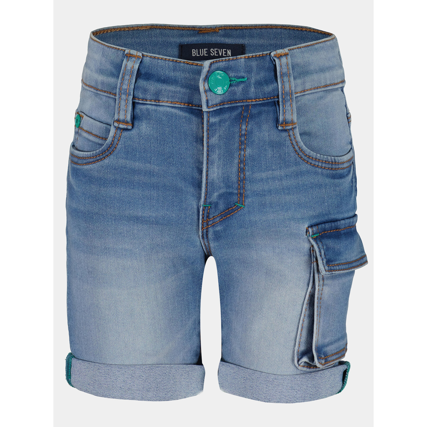 Blue Seven Szorty jeansowe 840078 X Niebieski Regular Fit