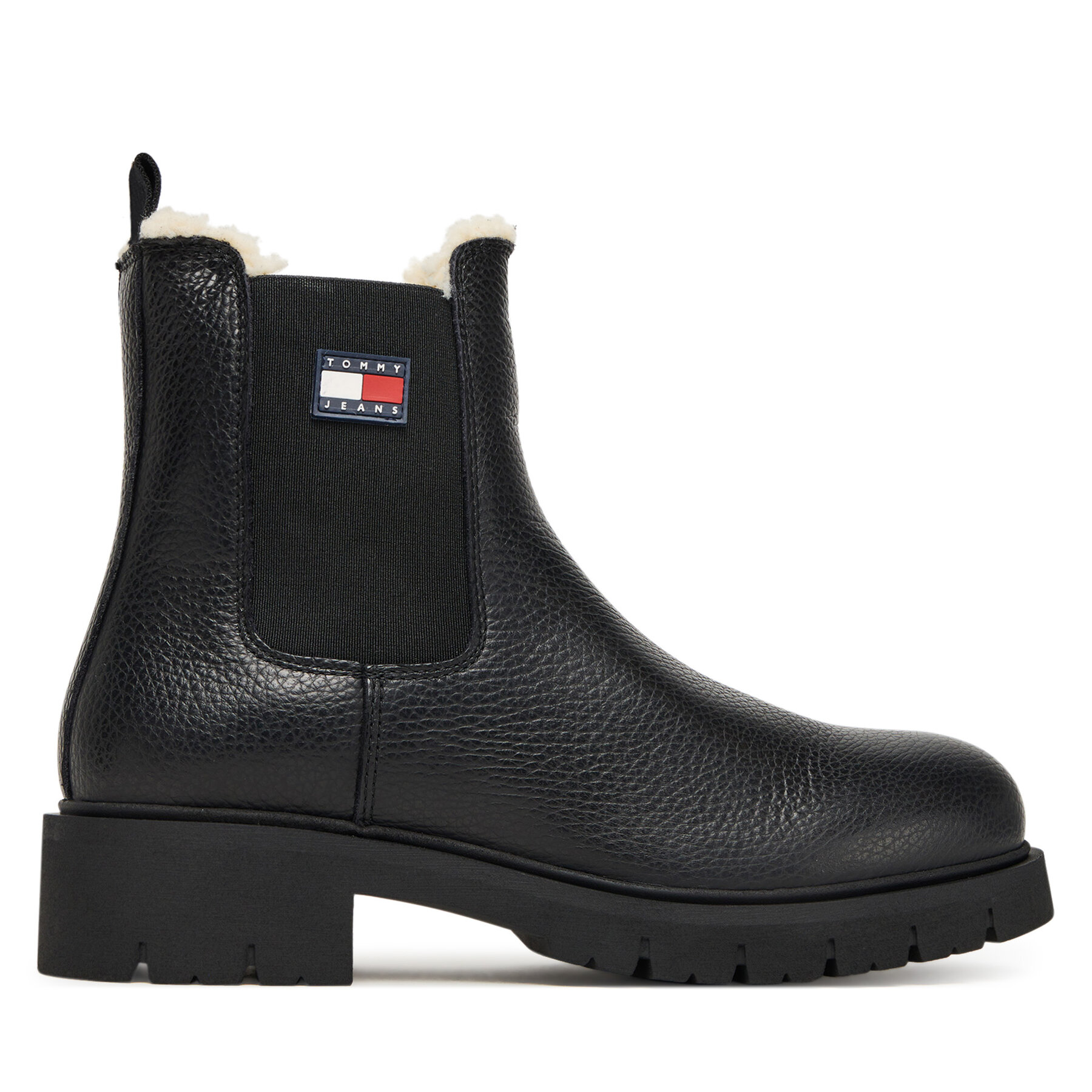 Tommy Jeans Sztyblety Tjw Chelsea Boot Wl EN0EN02826 Czarny