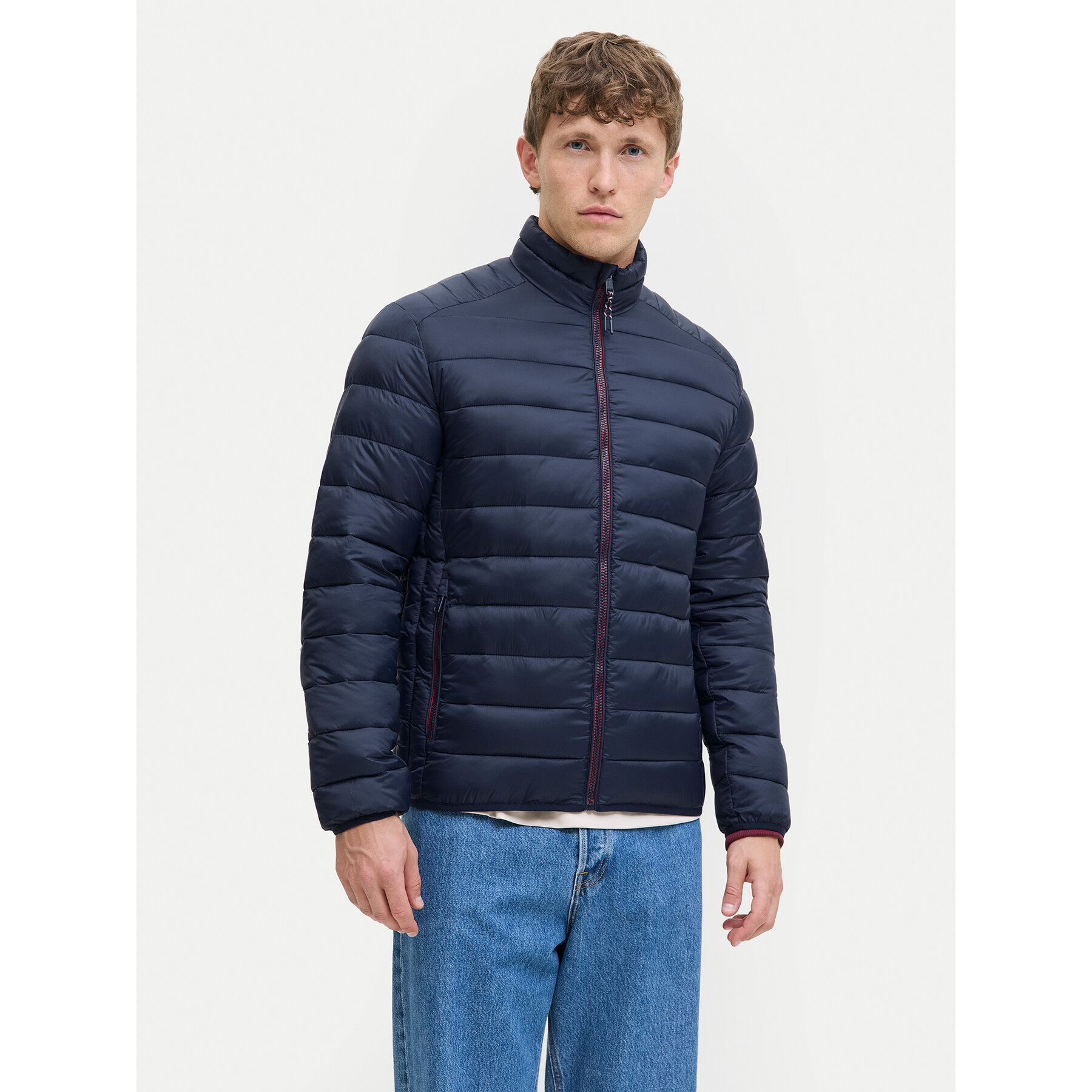 Jack & Jones Kurtka przejściowa Bradley 12280971 Granatowy Regular Fit