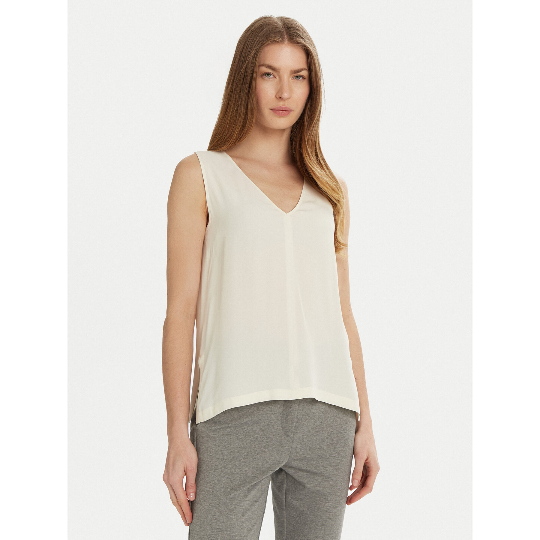Marella Top Ginnico 2515161051 Écru Regular Fit