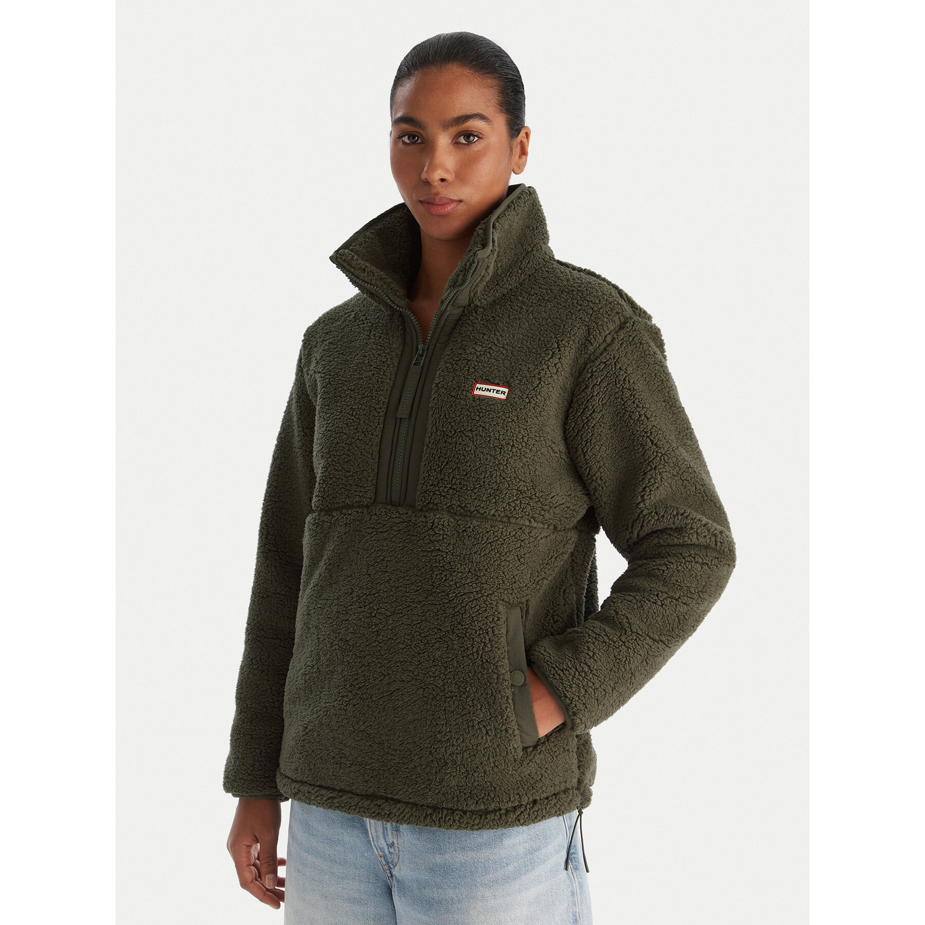 Hunter Polar Tiorga HARW0016252 Zielony Regular Fit