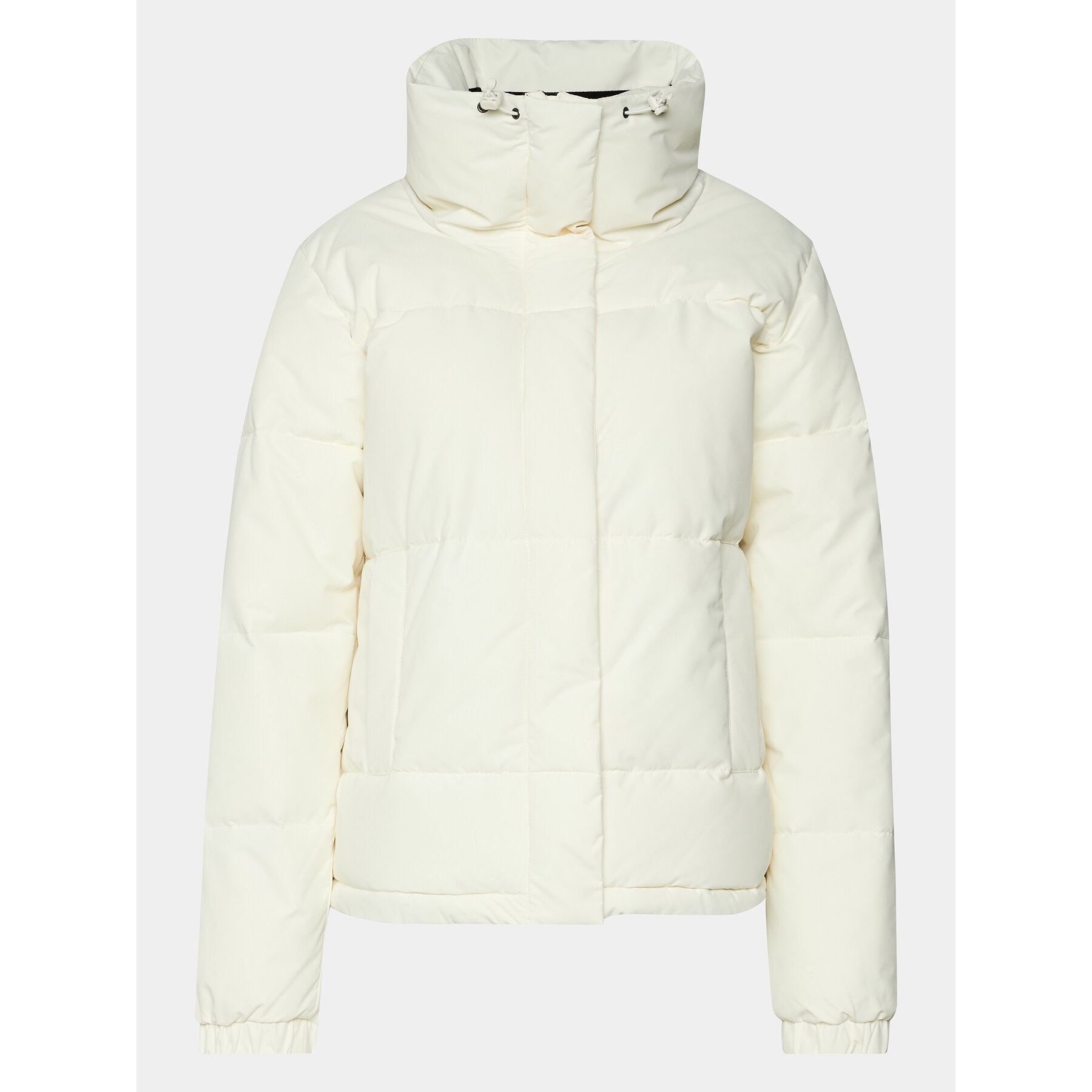 Roxy Kurtka puchowa Winter Rebel Jk Otlr ERJJK03556 Écru Regular Fit