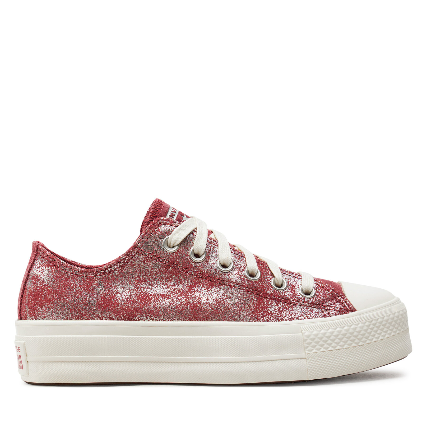 Converse Trampki Chuck Taylor All Star Lift Platform Suede Shimmer A11634C Różowy